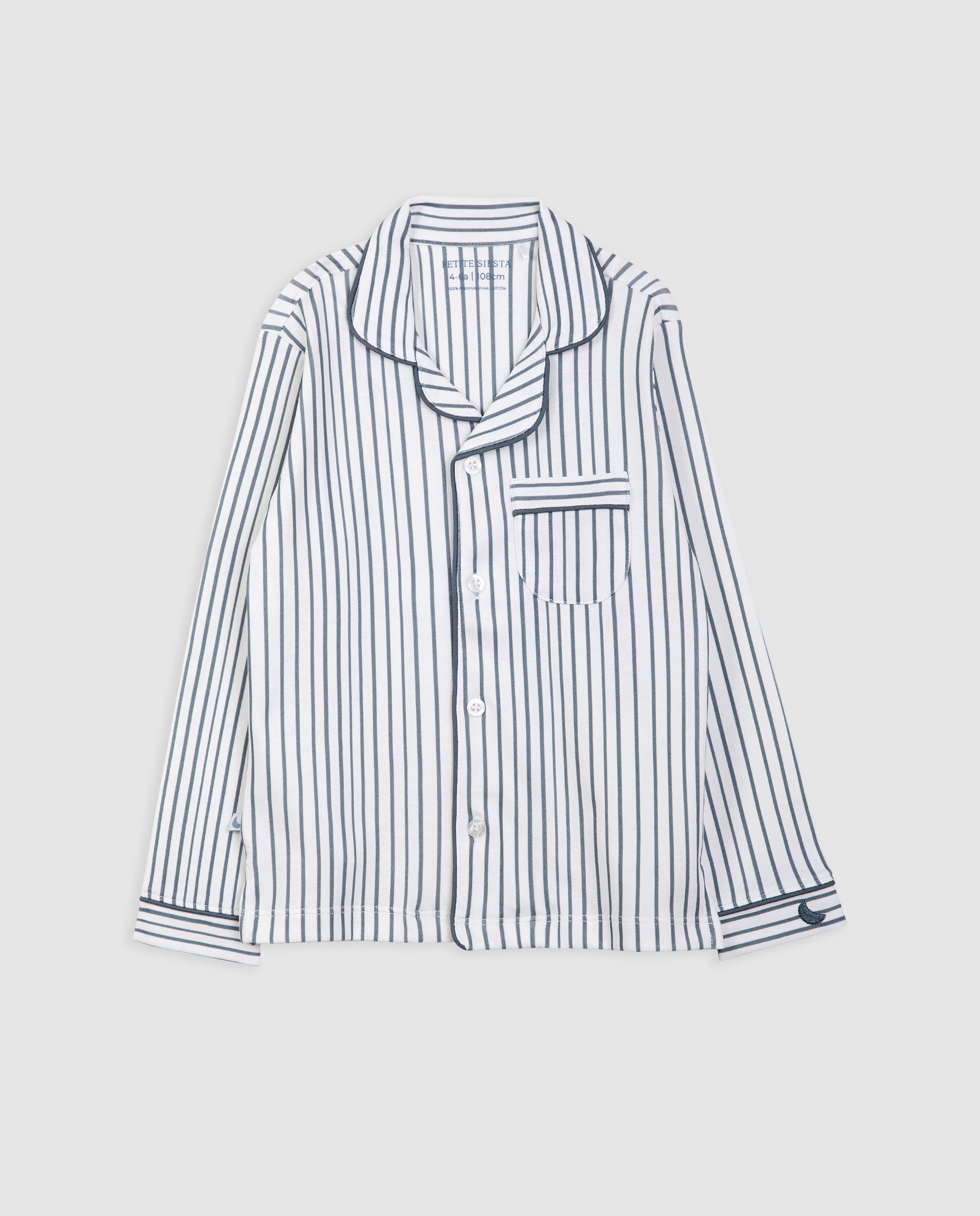 Pijama Kids Camisero Rayas Deep Blue