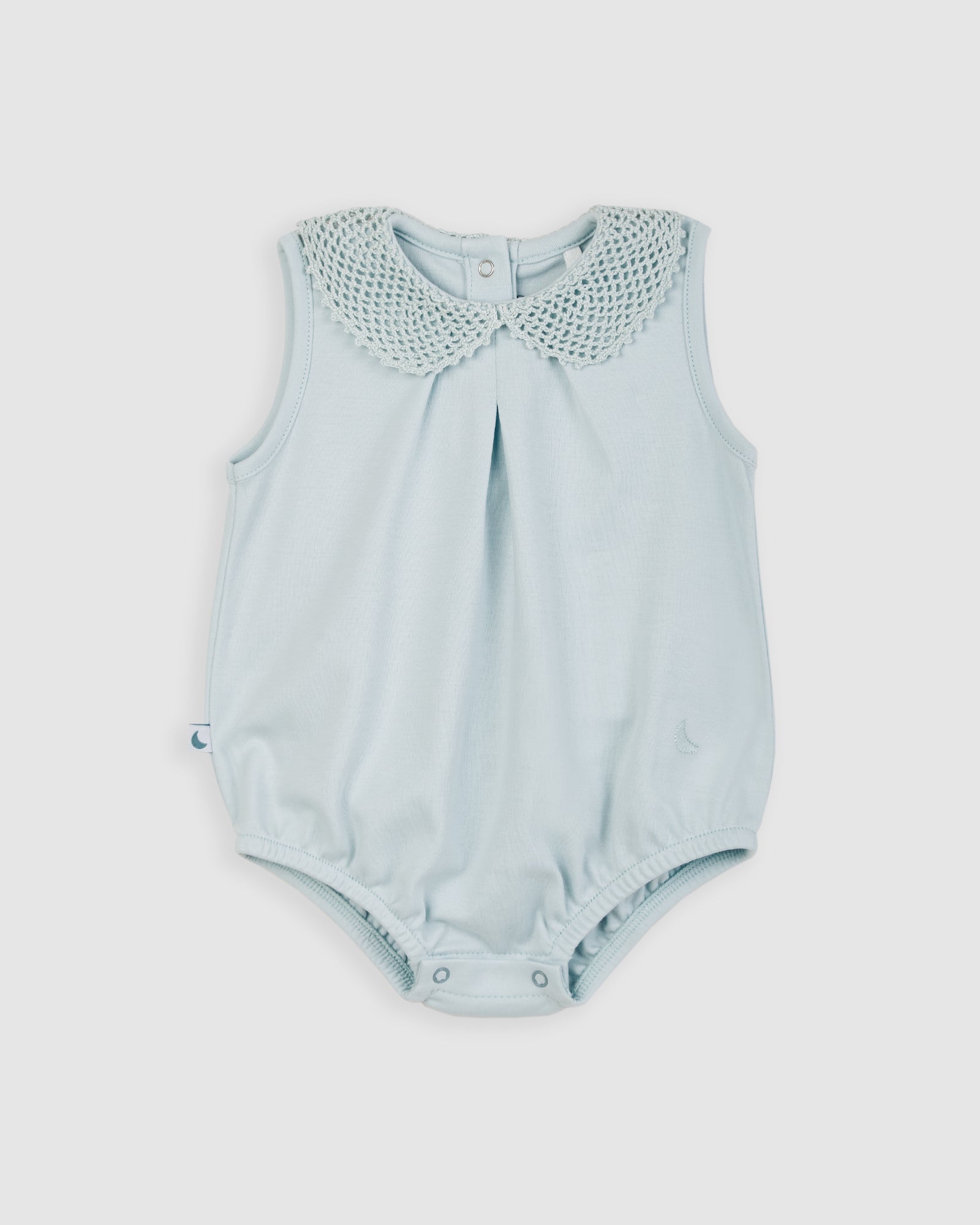 Blue Crochet Baby Frog