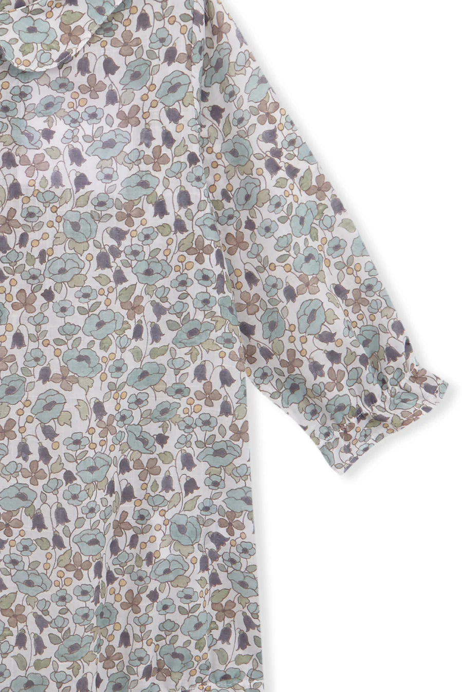 Unisex Romper Petrol Flowers