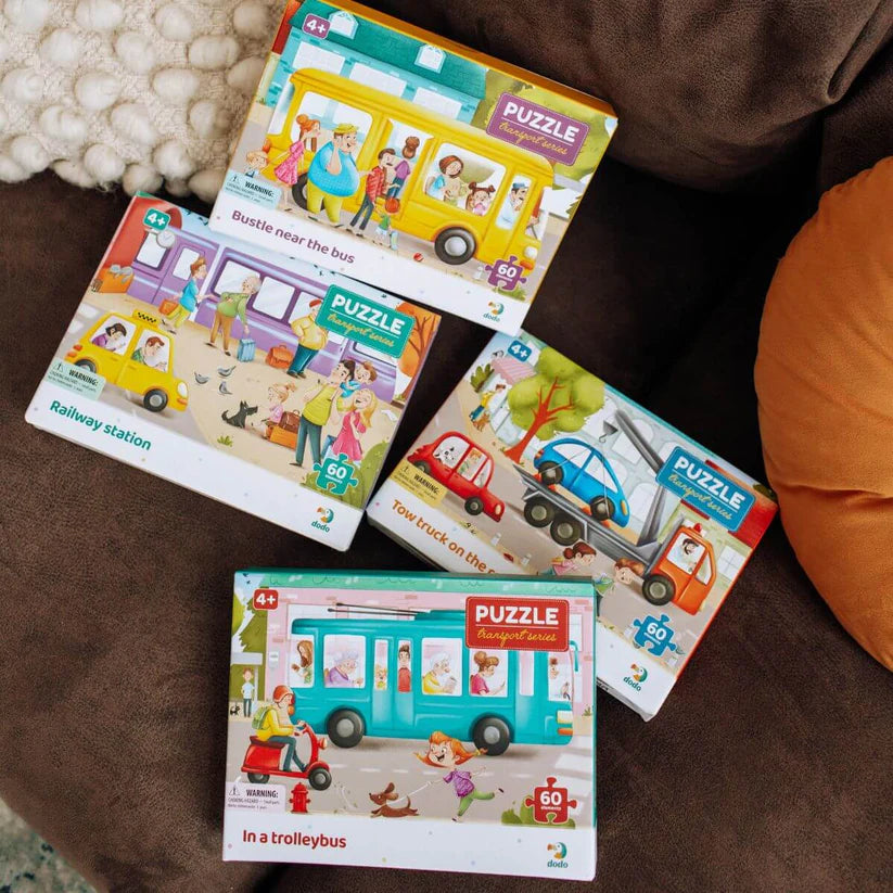 Puzzle Transportes Tranvía