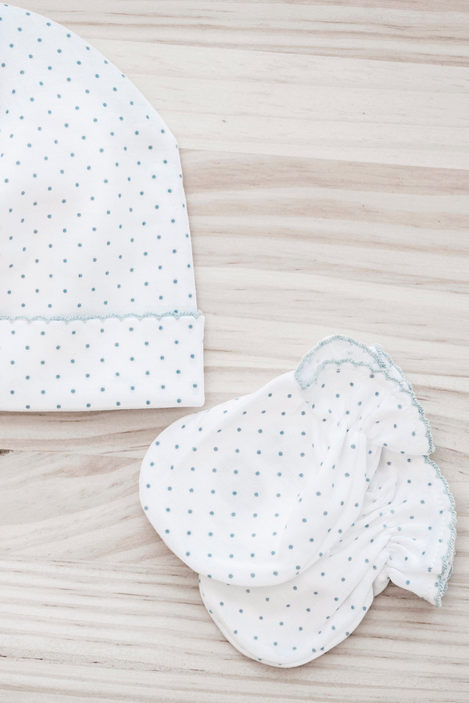 Hat and Mittens Pack - Blue Dots