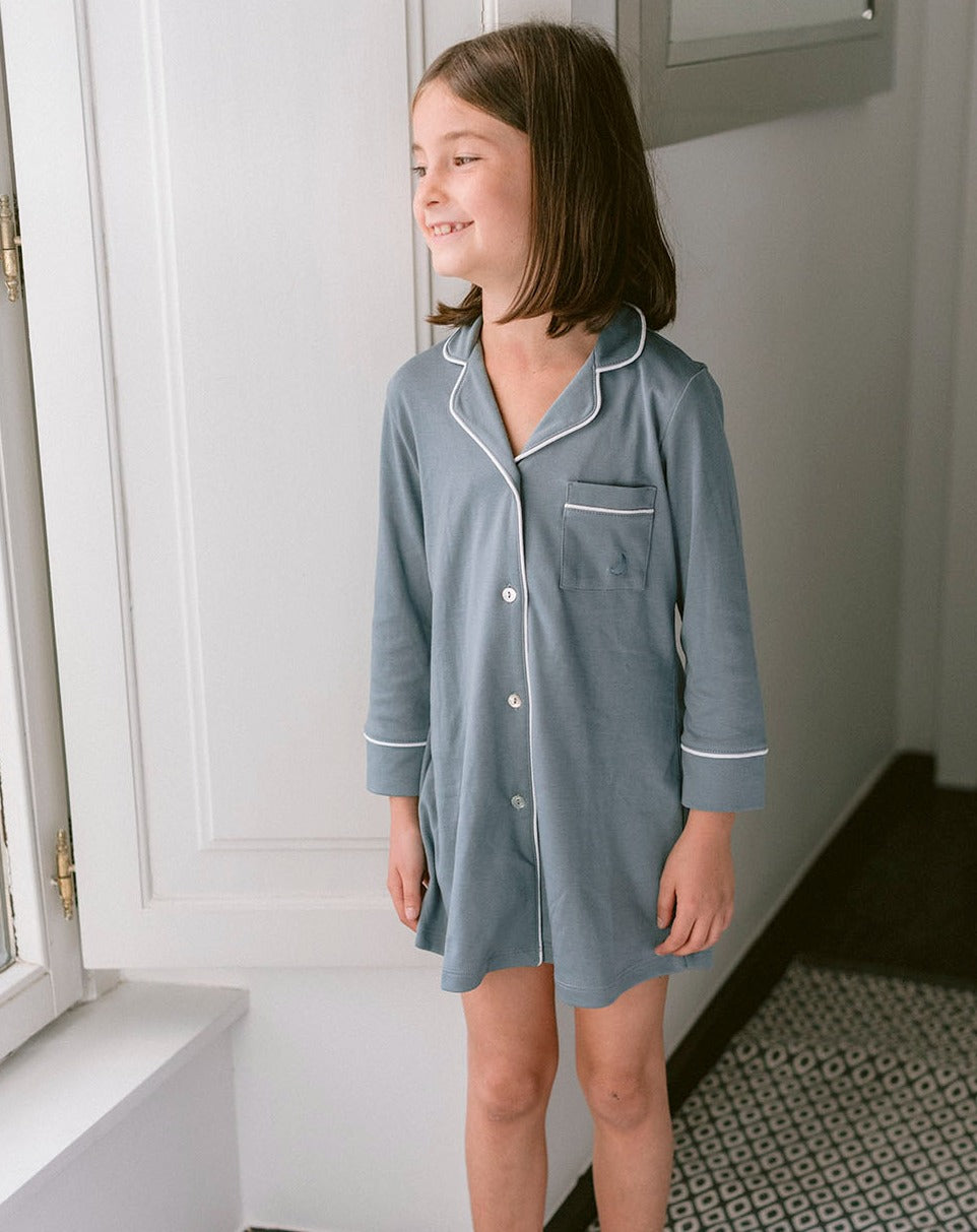 Kids Deep Blue Nightgown