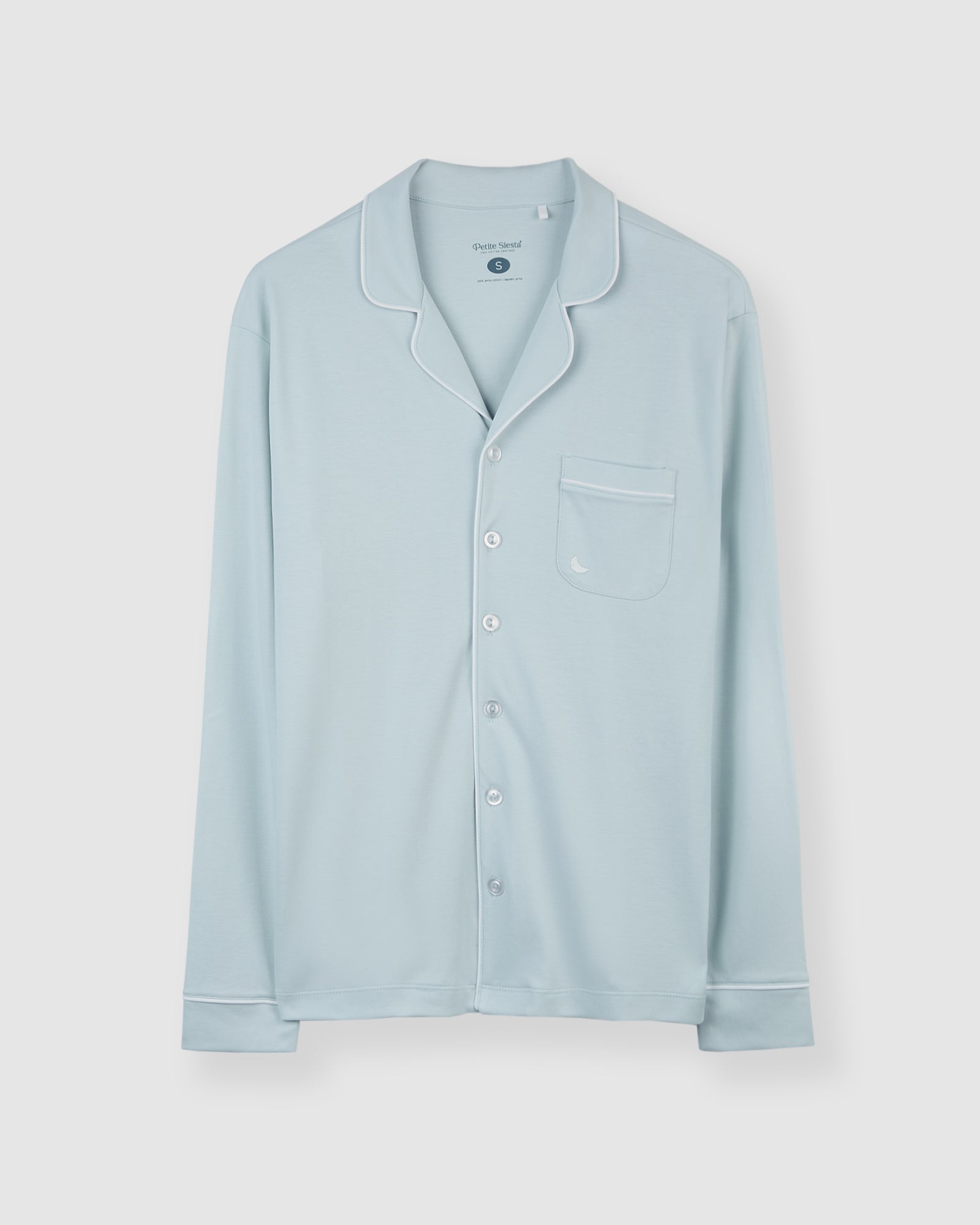 Pijama Hombre Camisero Azul
