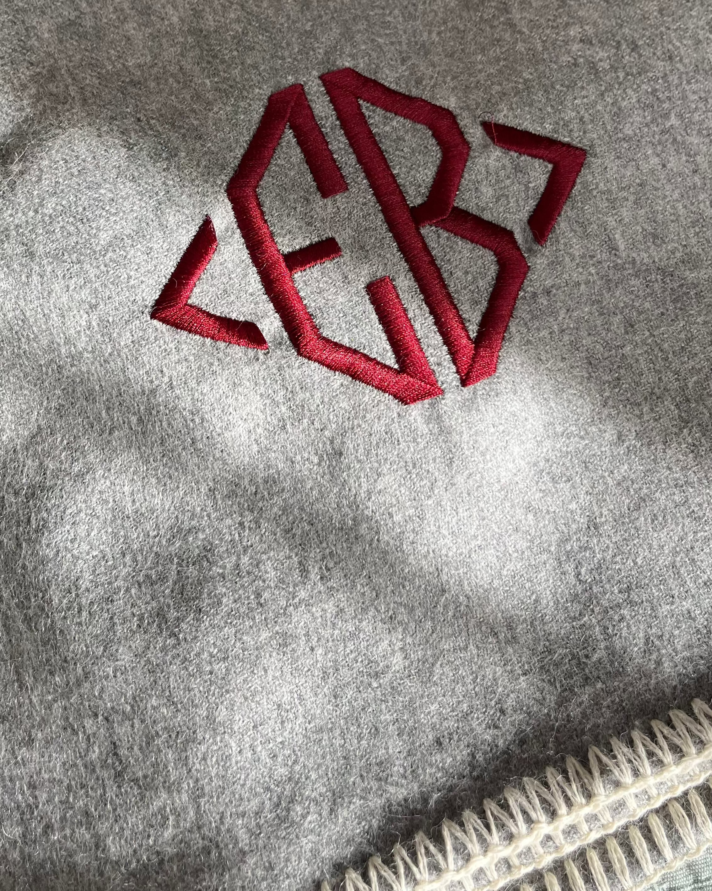 Manta Baby Alpaca Gris Melange
