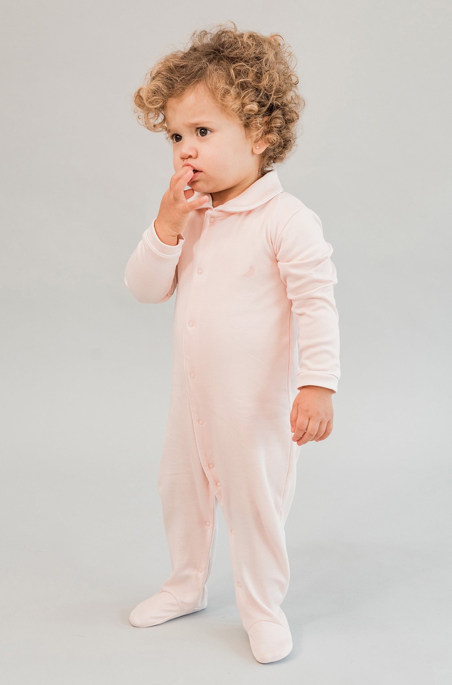 Pyjama chemise rose pour bébé