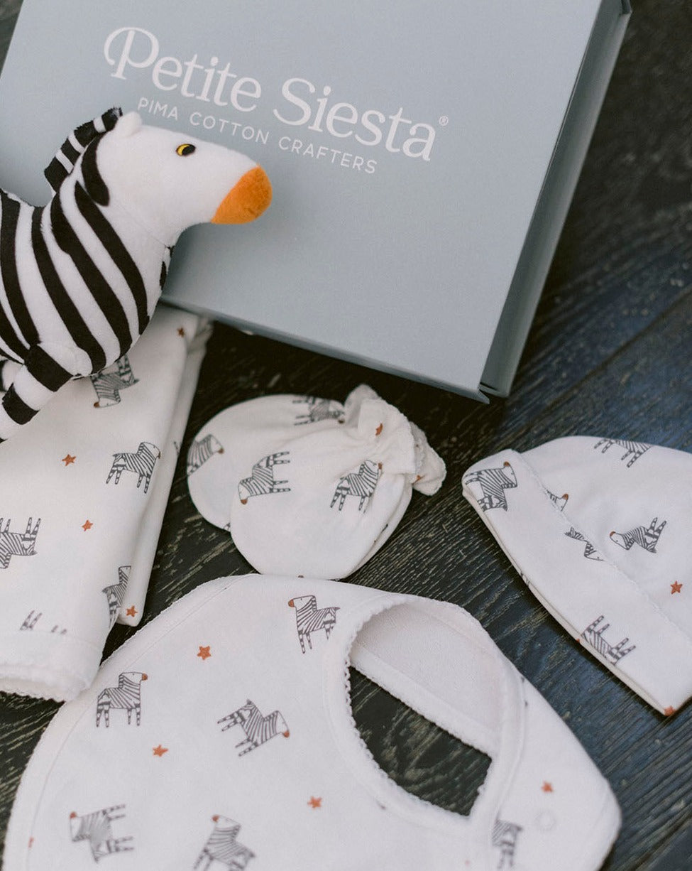 Pack Gorrito y Manoplas - Cebras "Algo de Jaime"