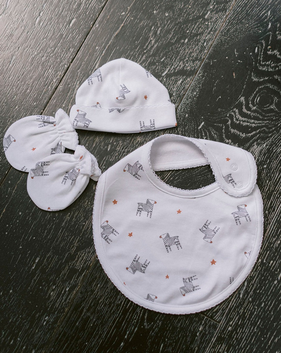 Pack Gorrito y Manoplas - Cebras "Algo de Jaime"