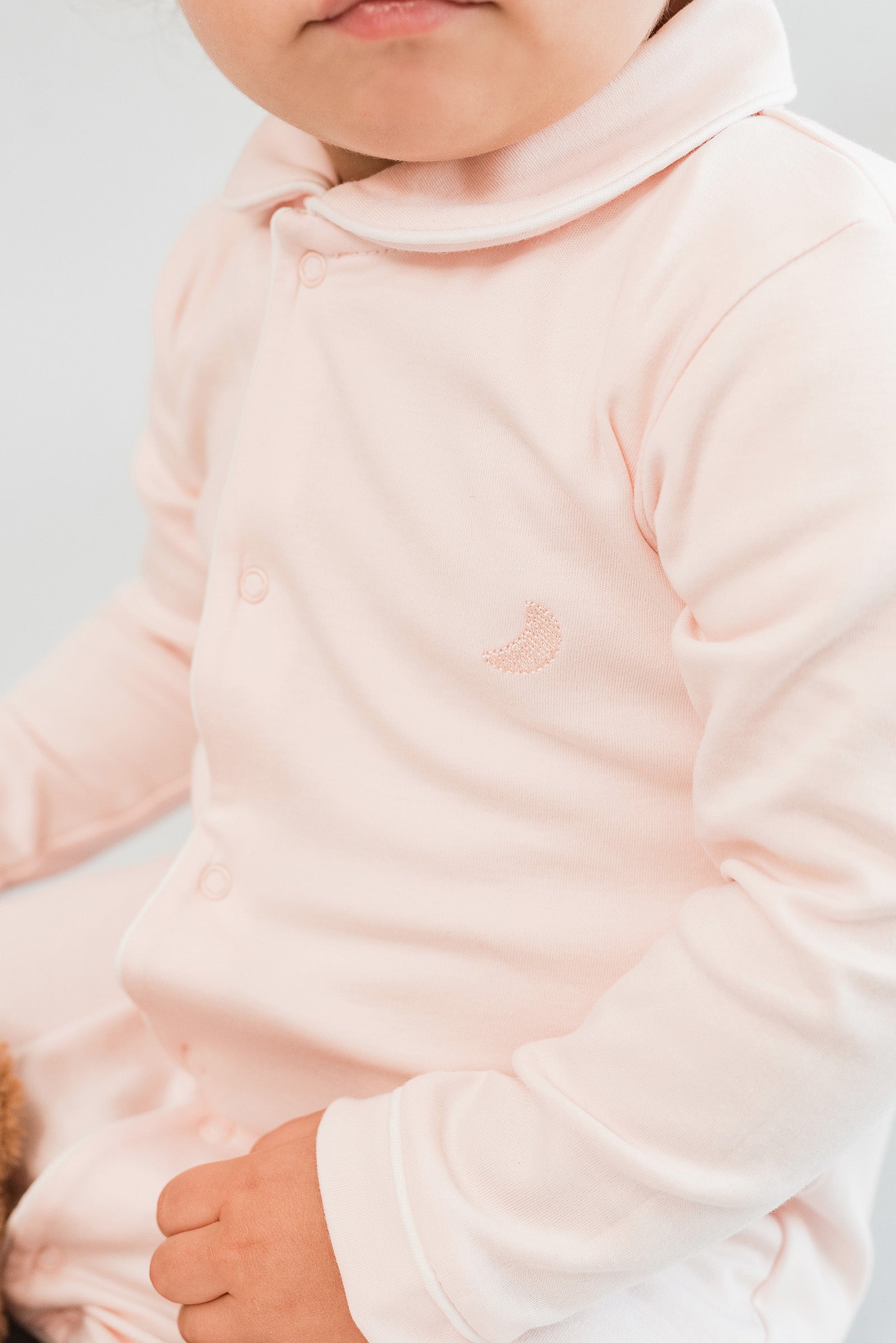 Pyjama chemise rose pour bébé