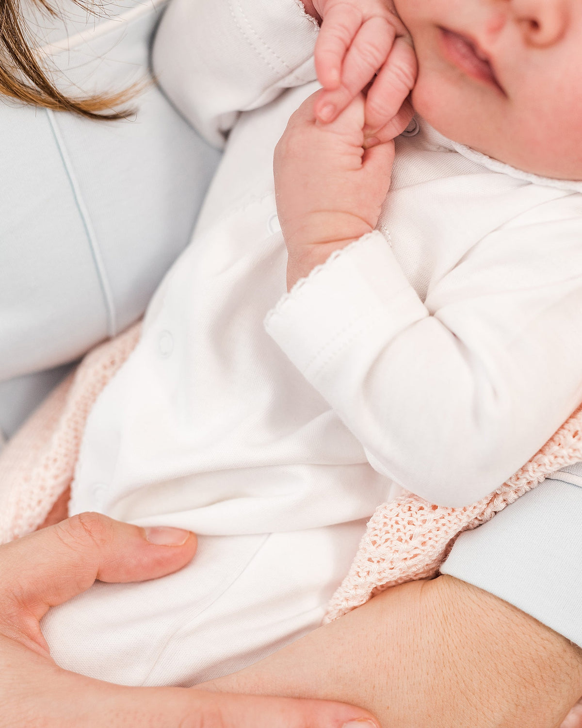 White Baby Pajamas