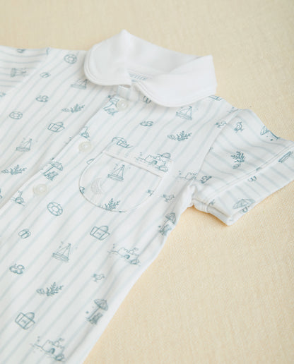 Pijama Bebé Camisero Sandcastles Corto