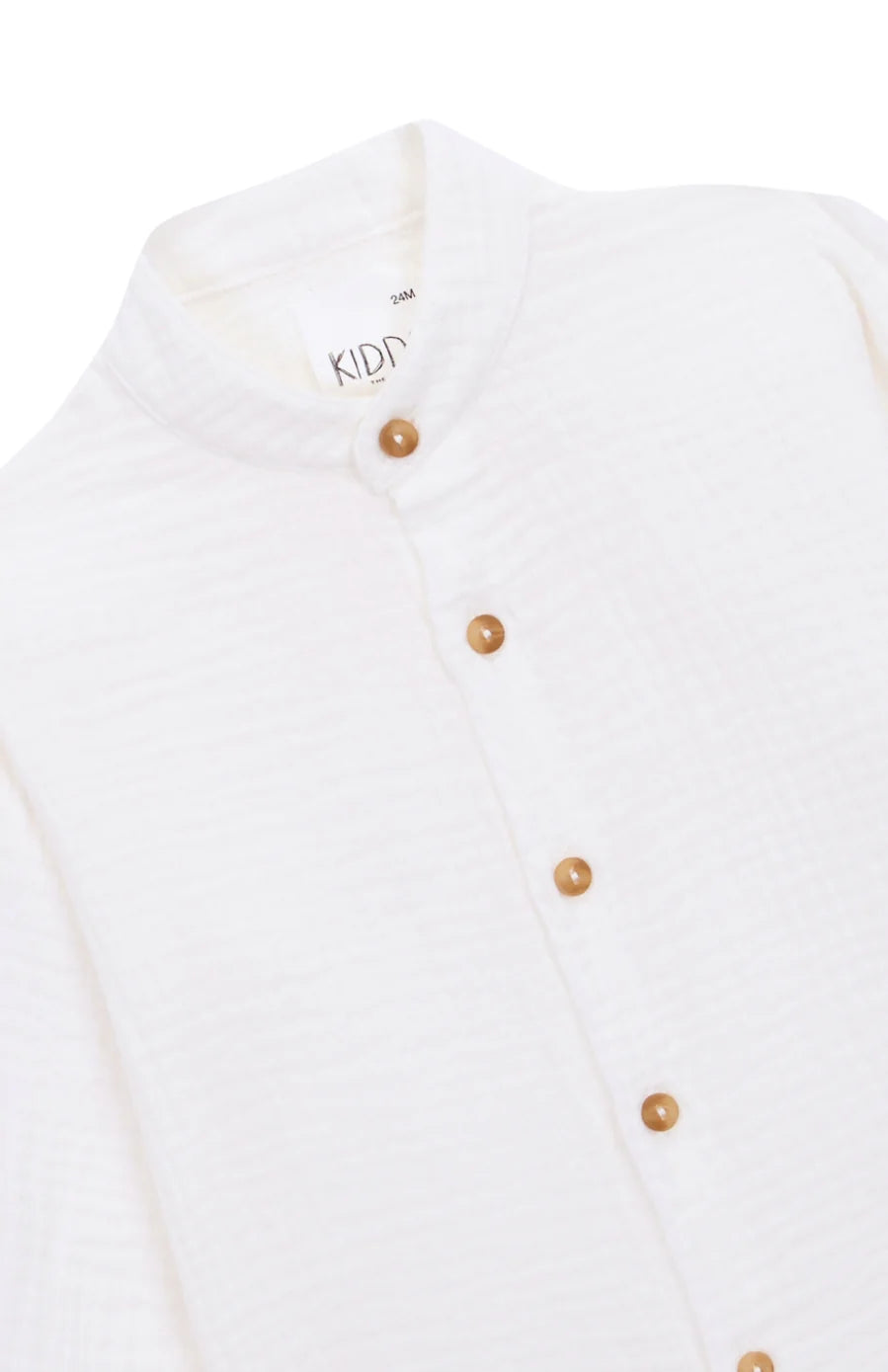 Camisa Mao Bambula Blanca