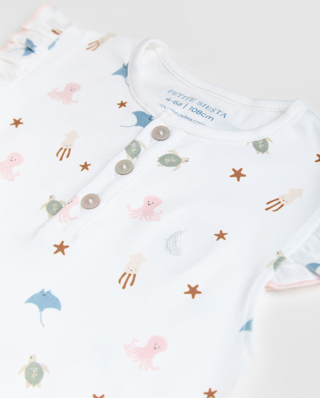 Pyjama court à volants pour enfants