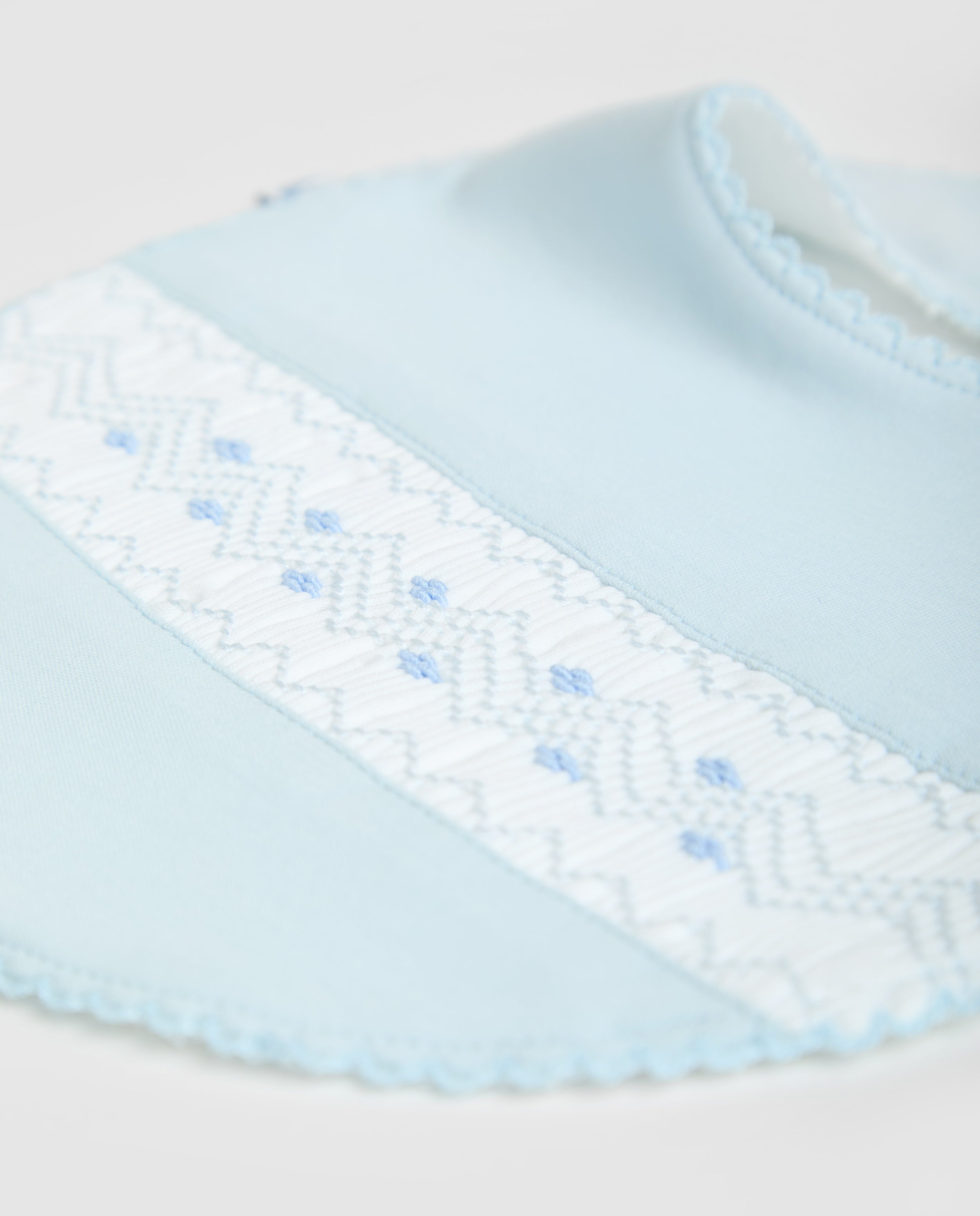 Babero Smock Azul
