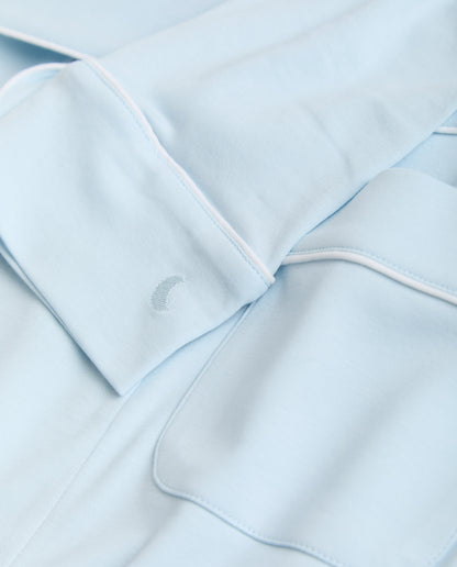 Peignoir bleu pour femme