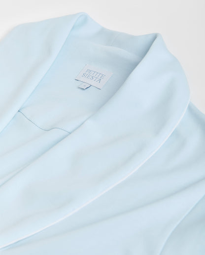 Peignoir bleu pour femme
