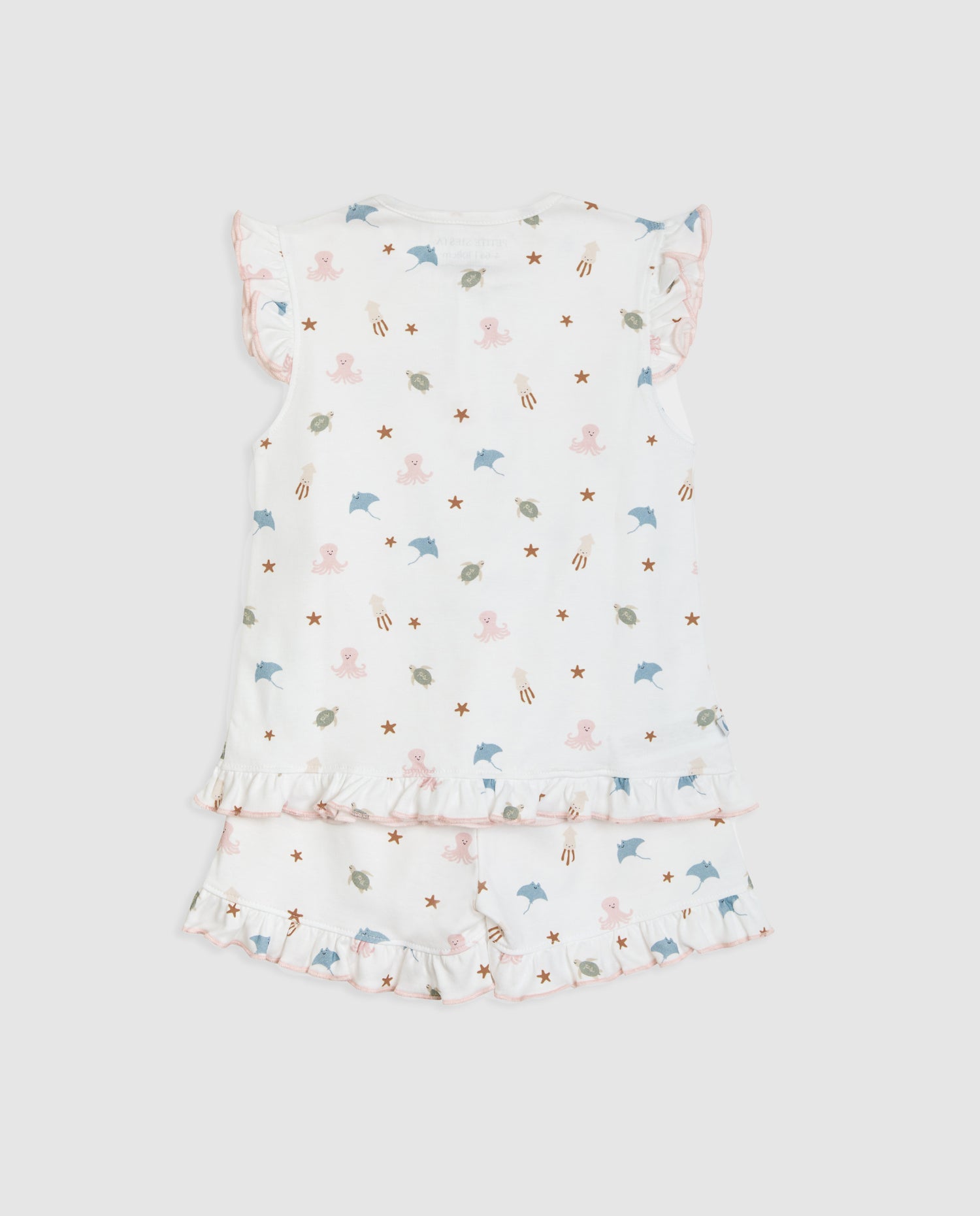 Pyjama court à volants pour enfants