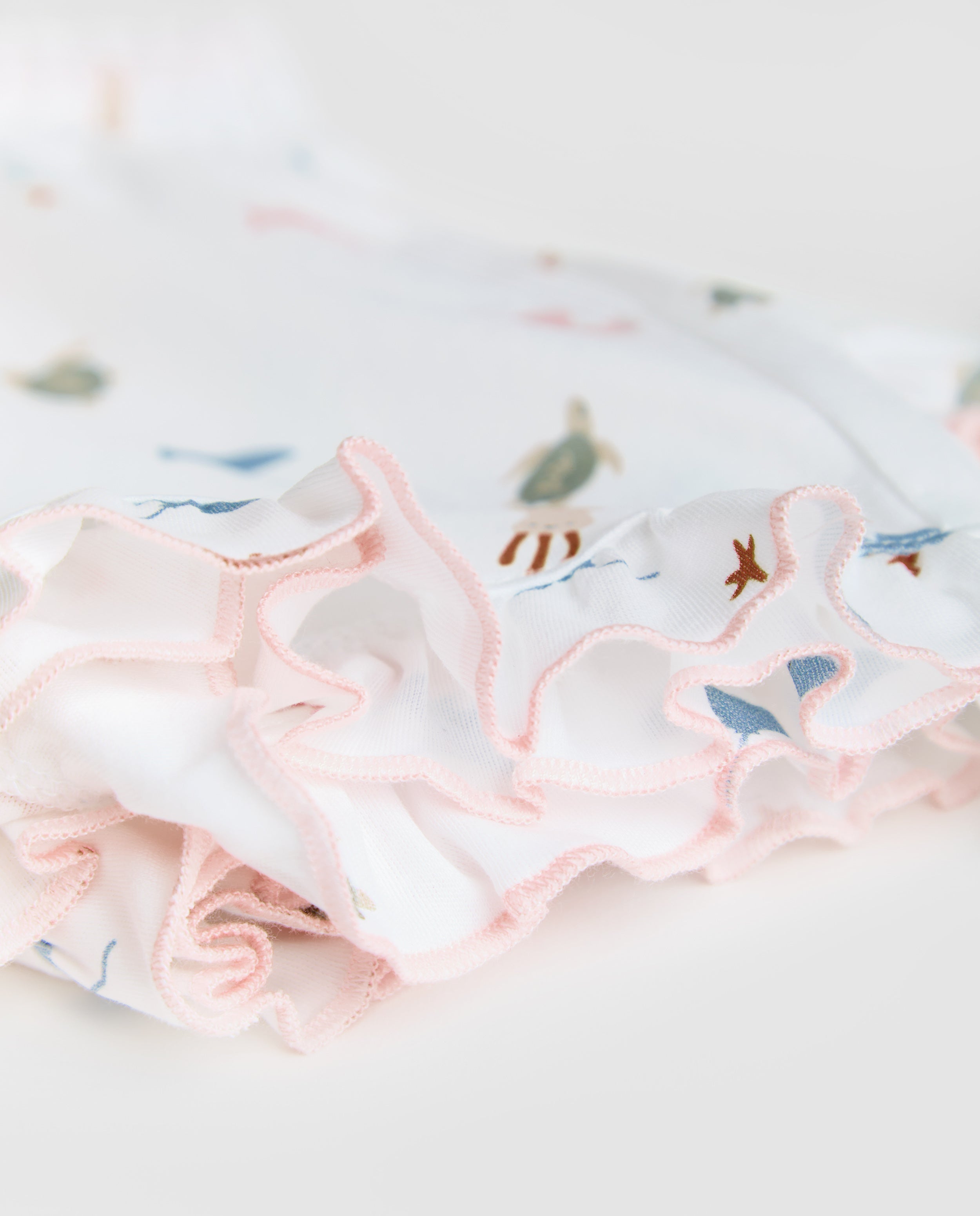 Pyjama court à volants pour enfants