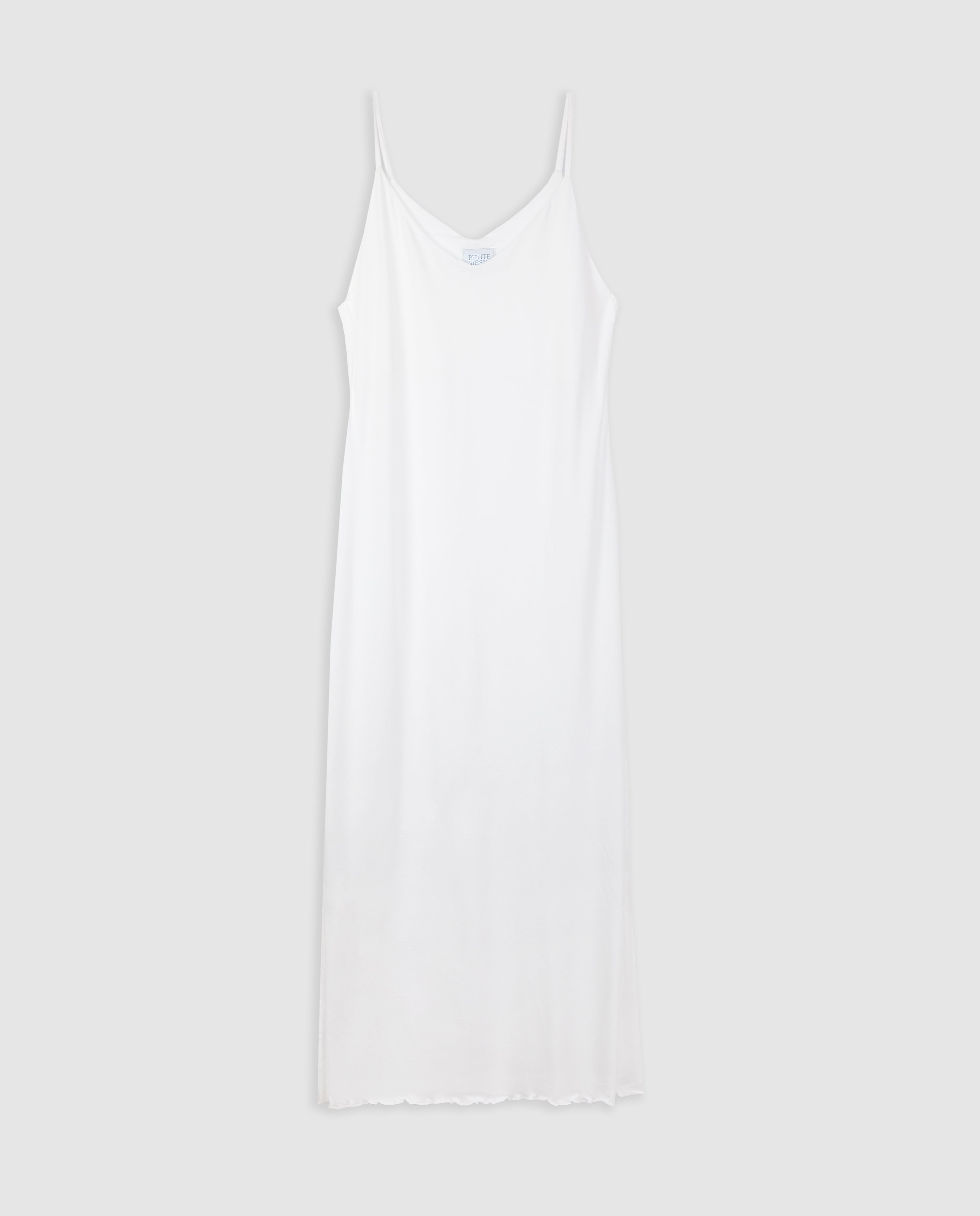 Camisón Mujer Tirantes Blanco Largo