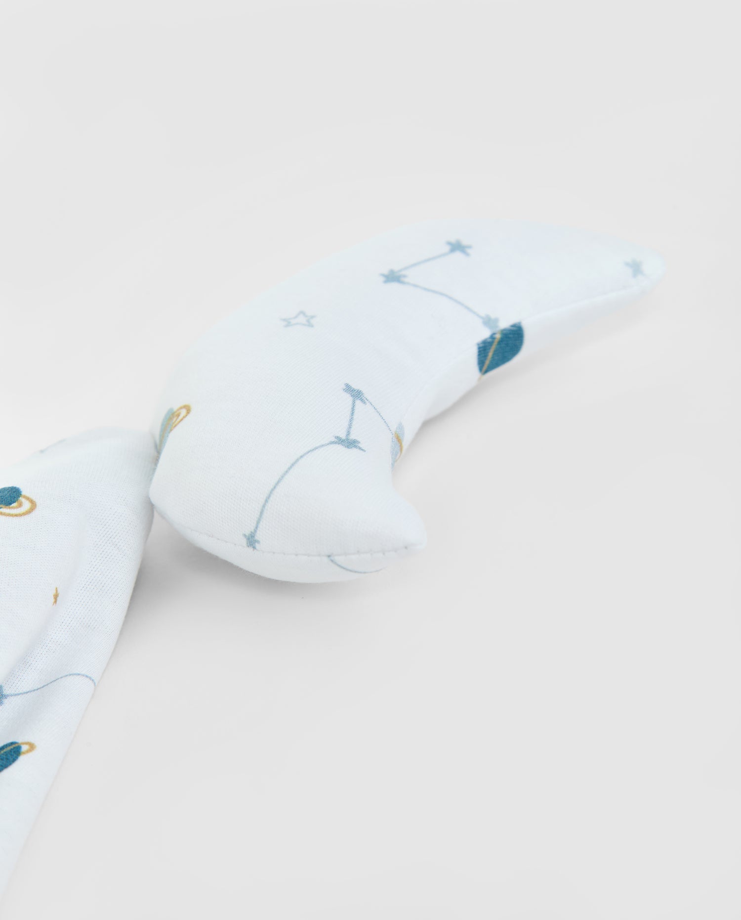 Doudou rayé bleu foncé