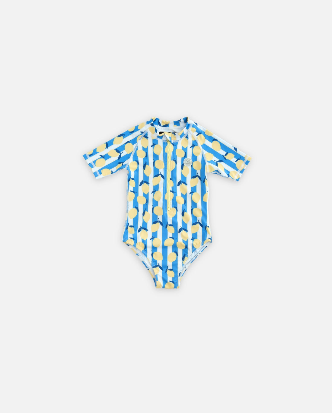 Bañador Niña Manga Corta - Limoncello Stripes