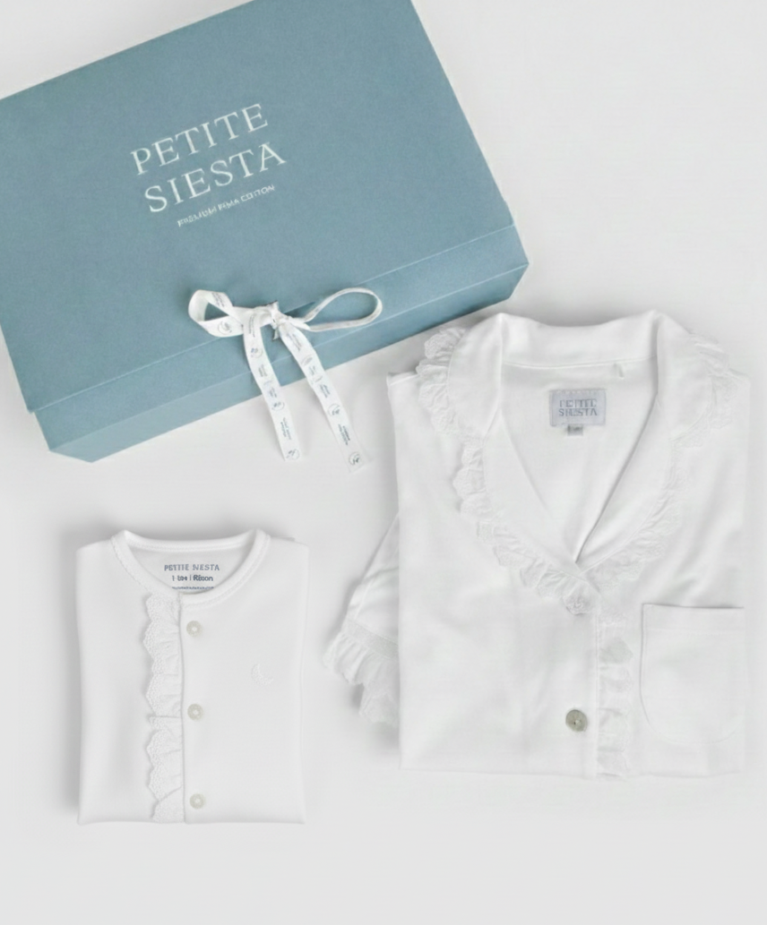 Pack Mum&amp;Baby Pijama Tira Bordada