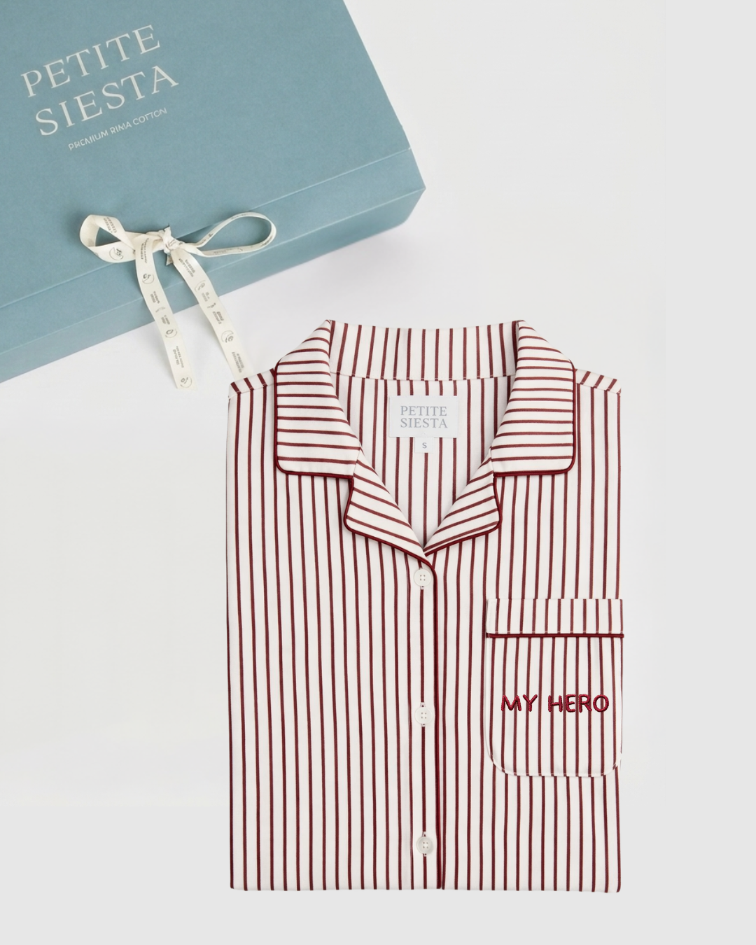 Pack My Hero Rayas Burgundy