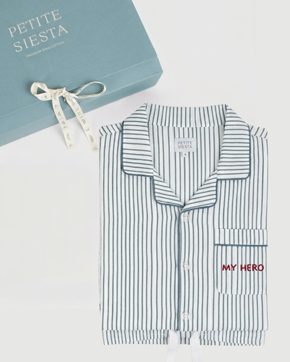 Pack My Hero Rayas Deep Blue