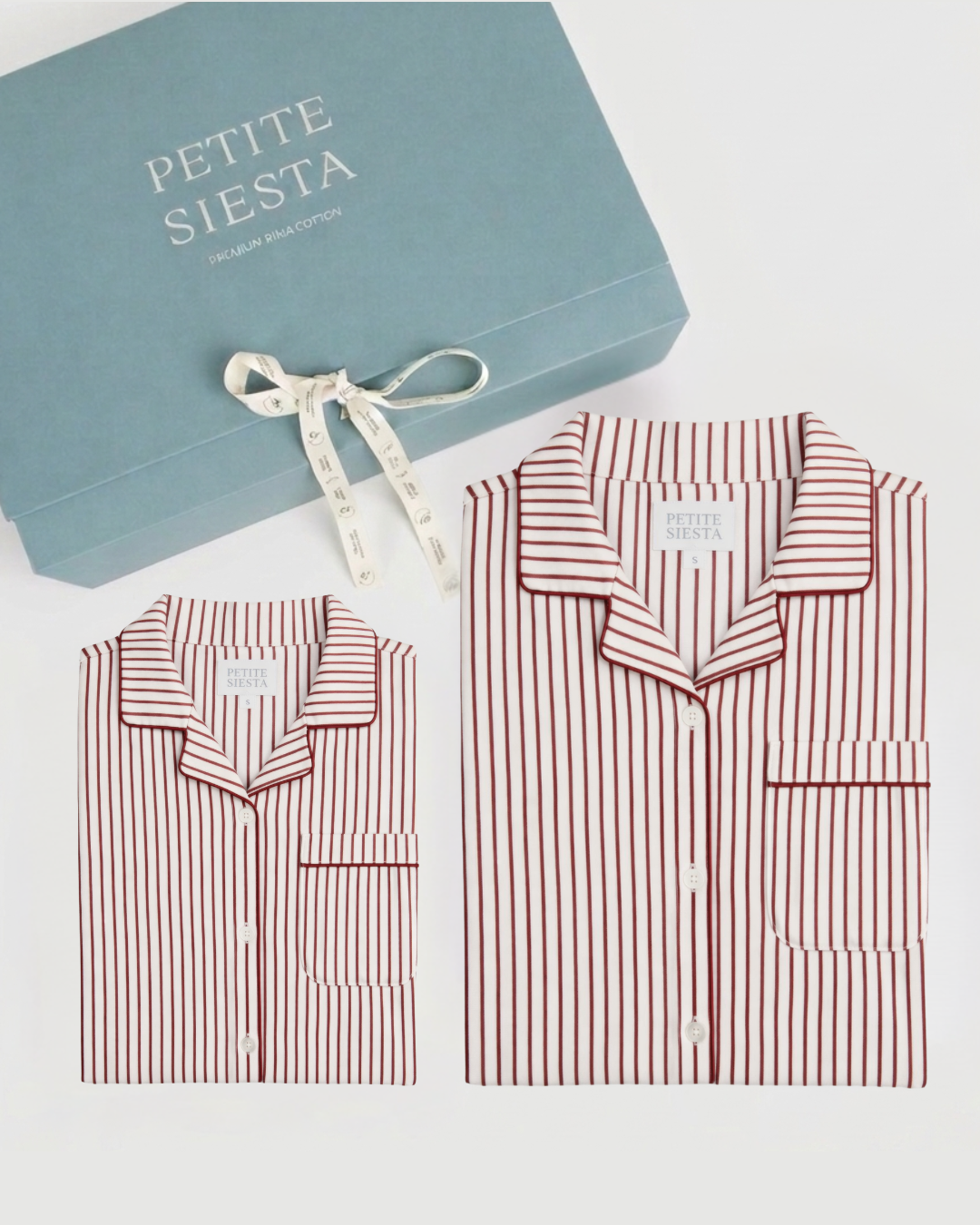 Pack Father &amp; Son Stripes Burgundy