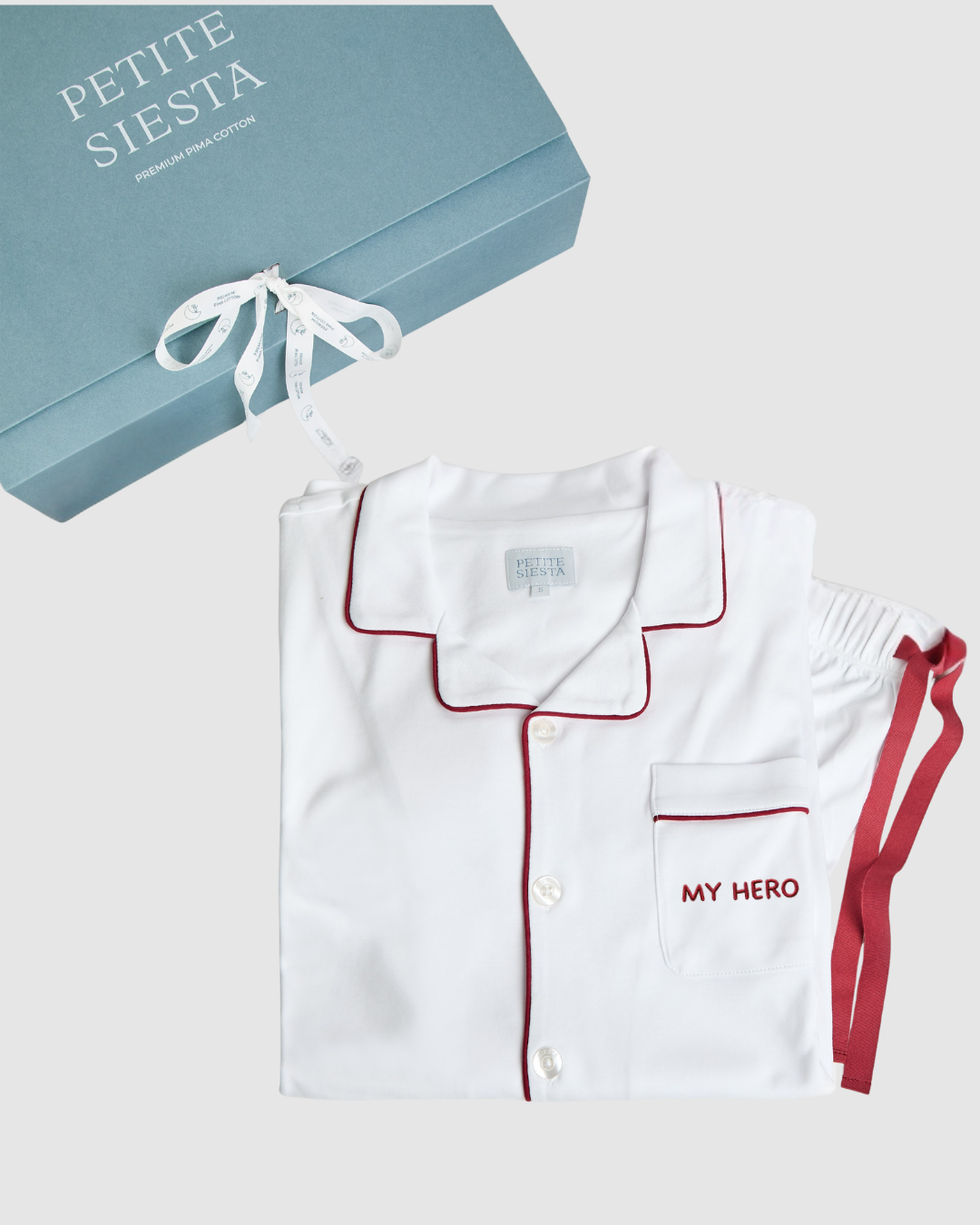 Pack My Hero Blanco Burgundy