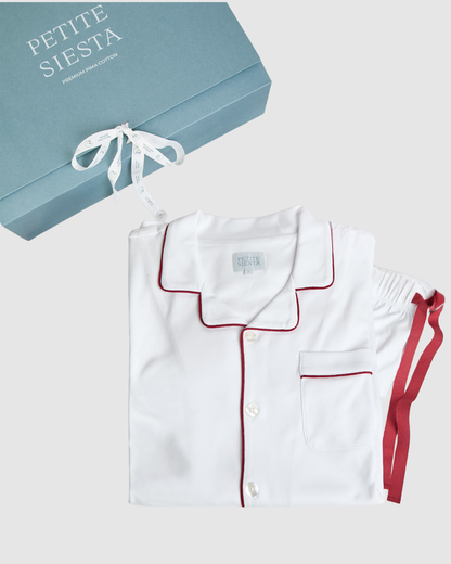 Pack My Hero Blanco Burgundy