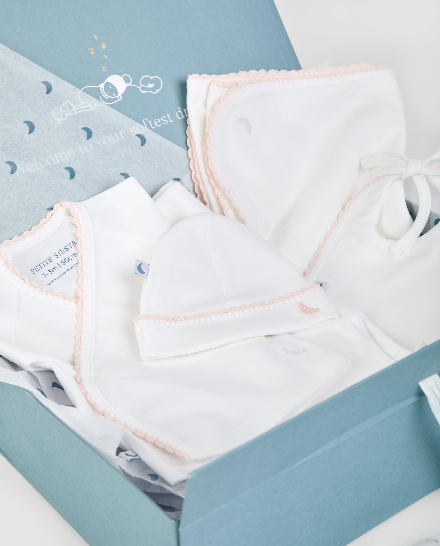 Pack Newborn Essentials Crochet Rosa