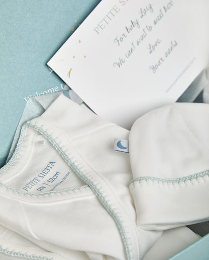 Pack Primera Puesta Crochet Azul Básico