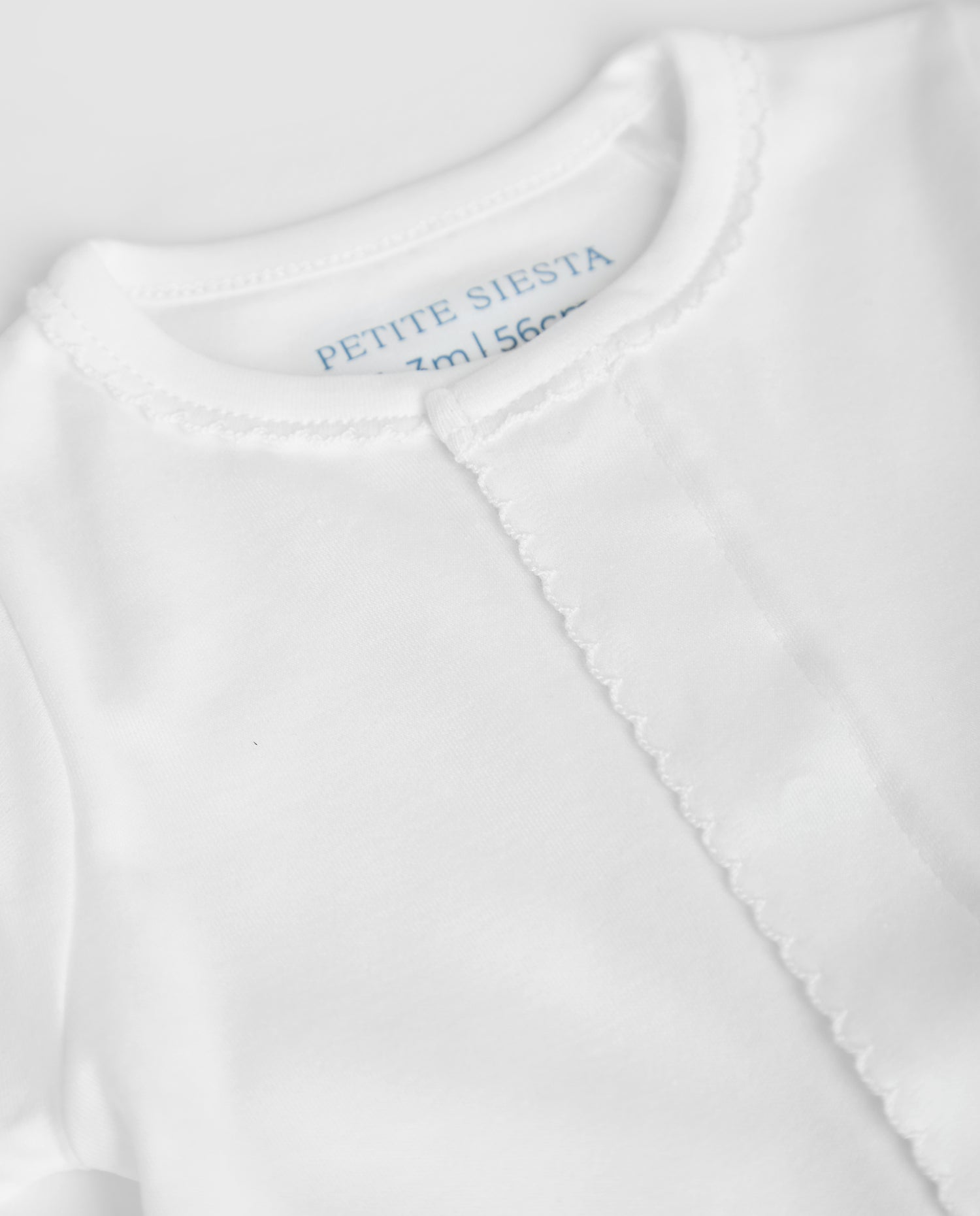 Short White Baby Pajamas