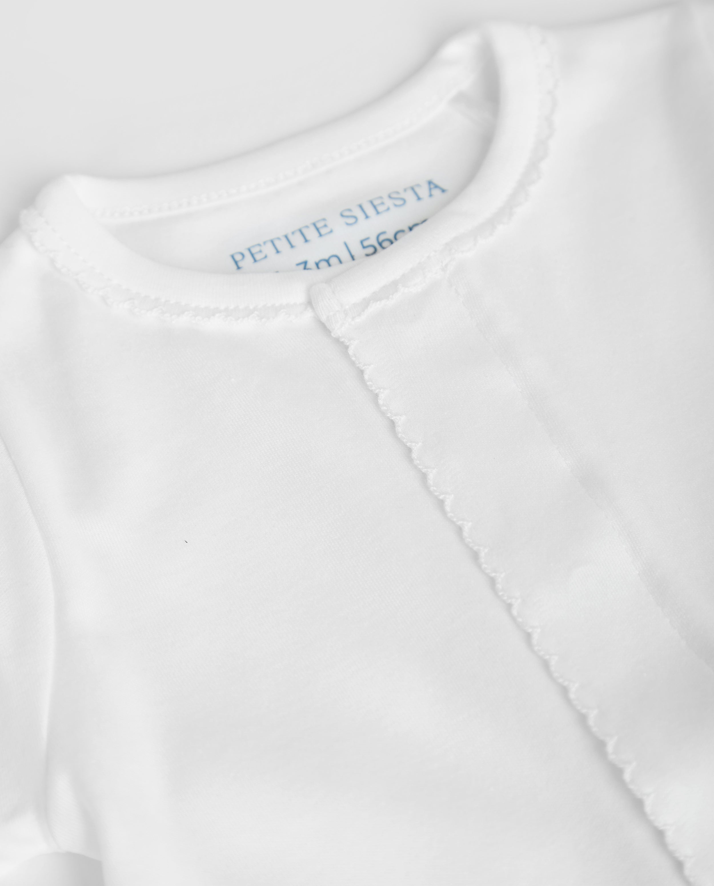Short White Baby Pajamas