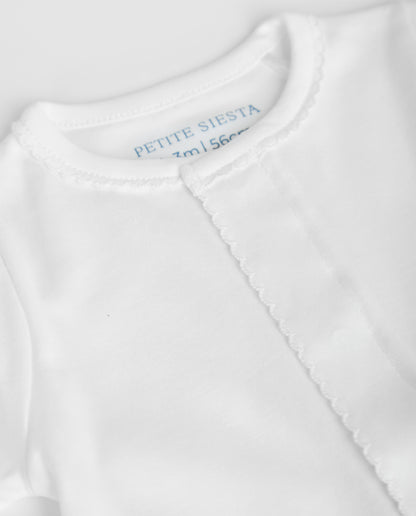 Short White Baby Pajamas