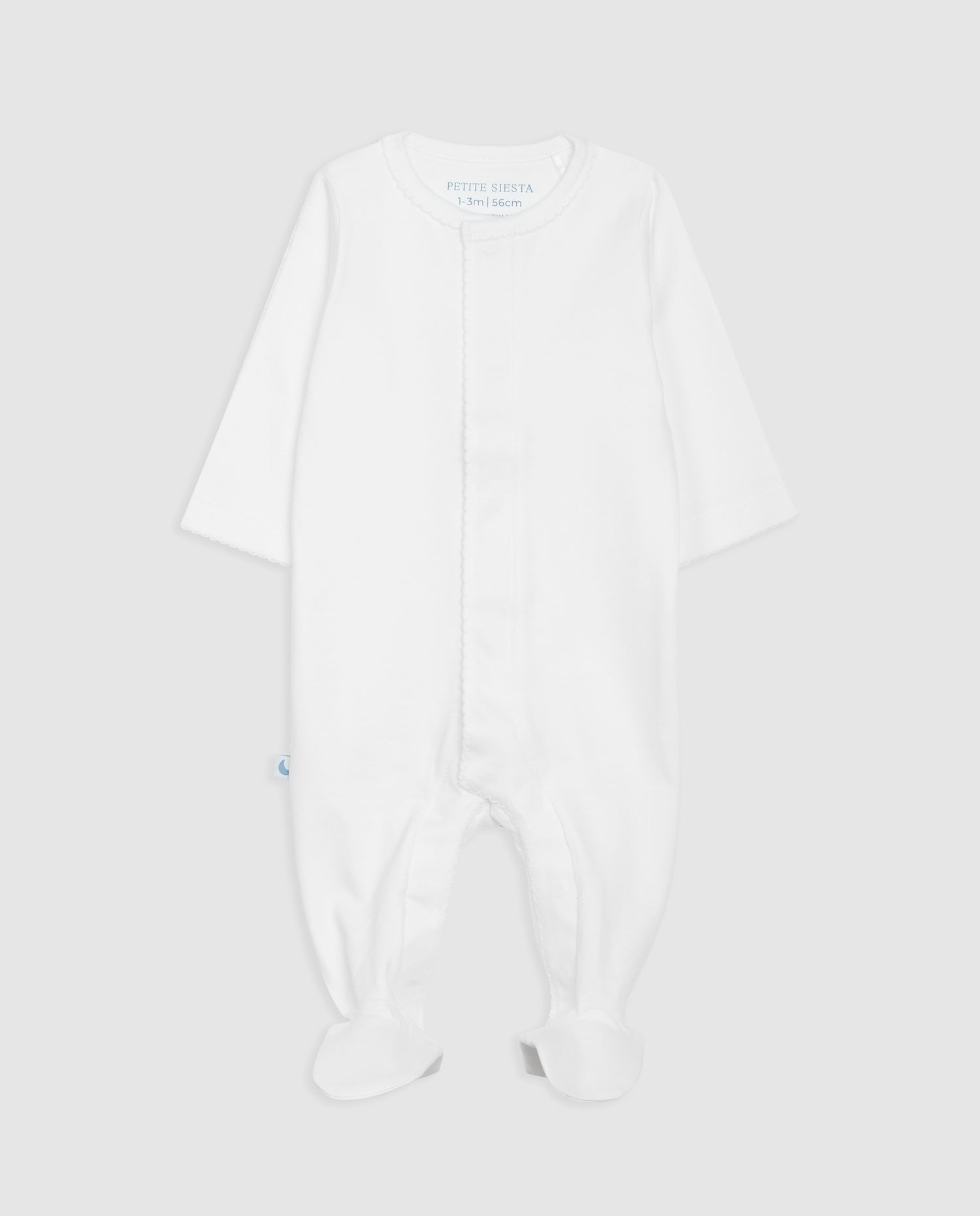Short White Baby Pajamas
