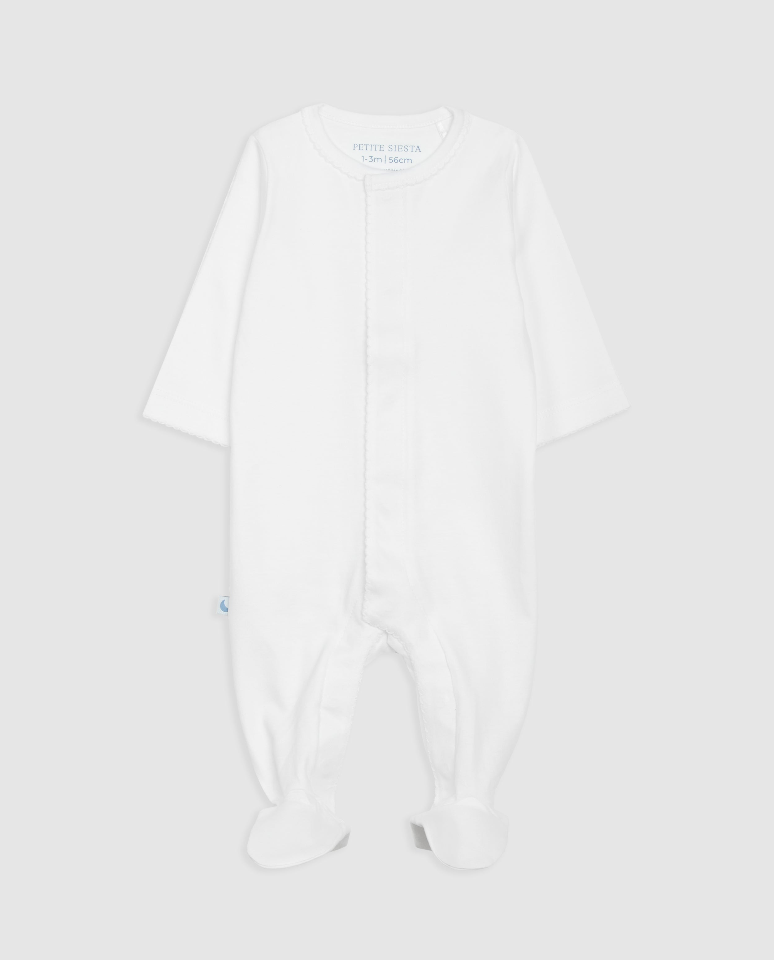 Short White Baby Pajamas