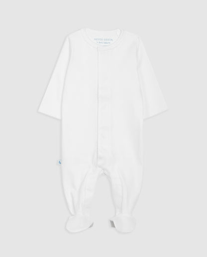 Short White Baby Pajamas