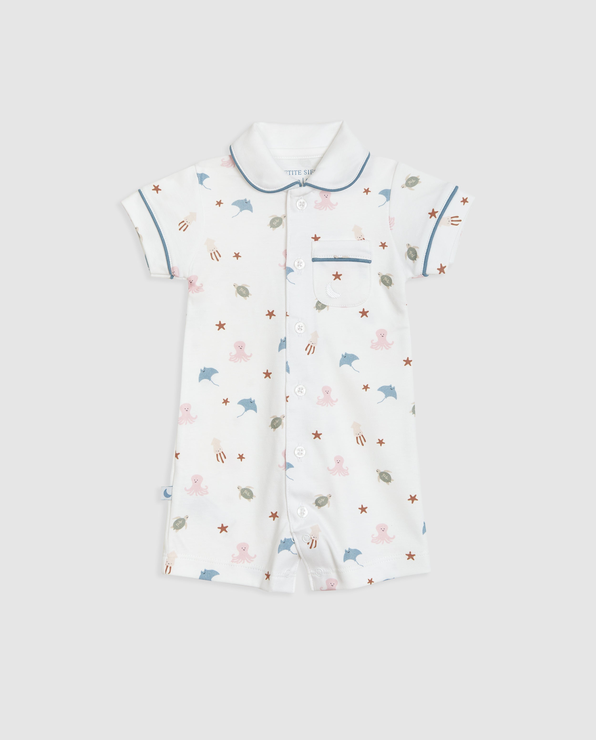 Pyjama bébé chemise courte Ocean