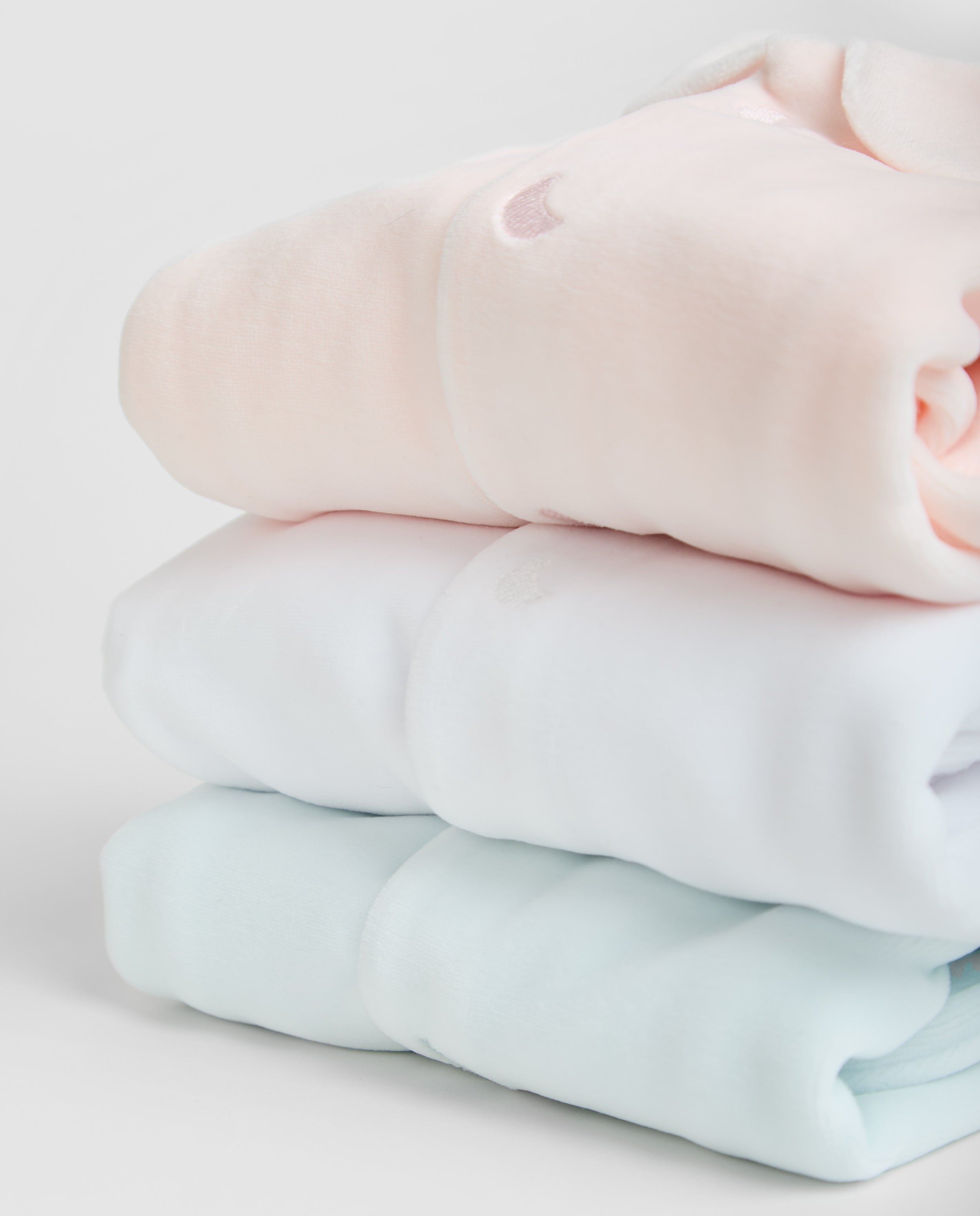 Pijama Bebé Velour Rosa