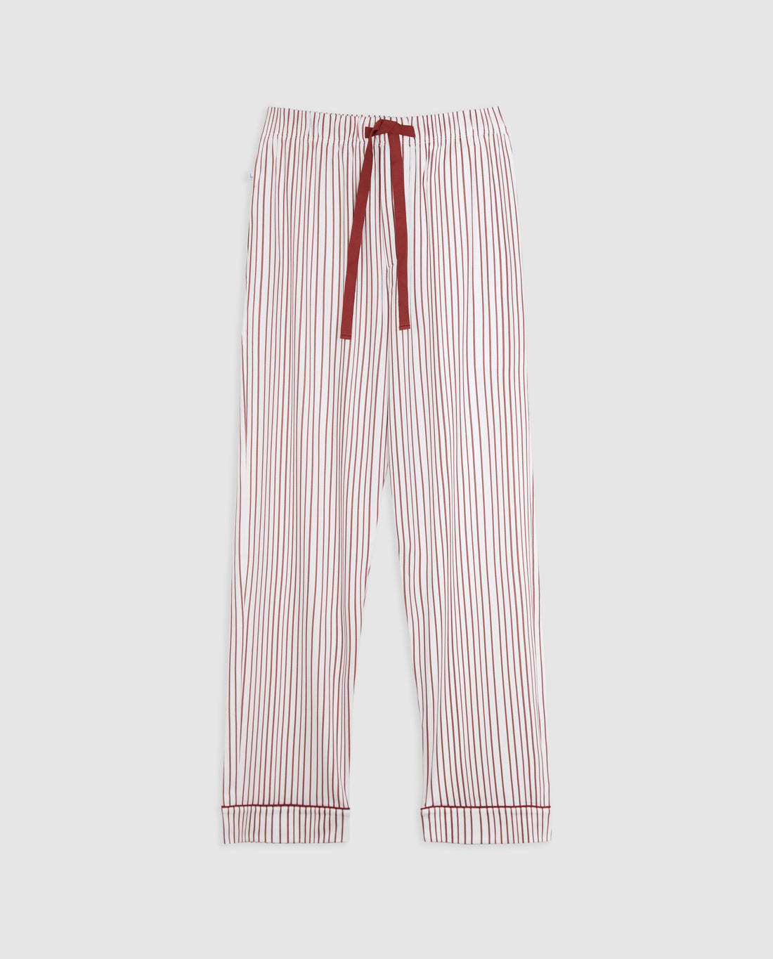 Pijama Hombre Camisero Rayas Burgundy