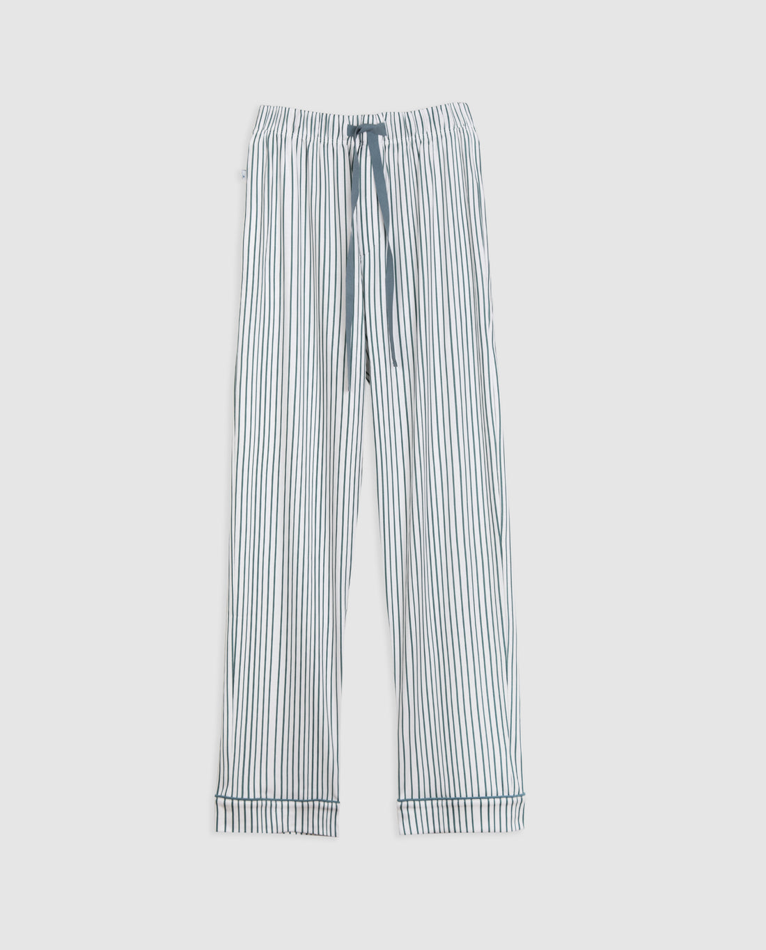 Pyjama chemise à rayures bleu foncé pour homme