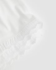 Pijama Mujer Blanco Tira Bordada