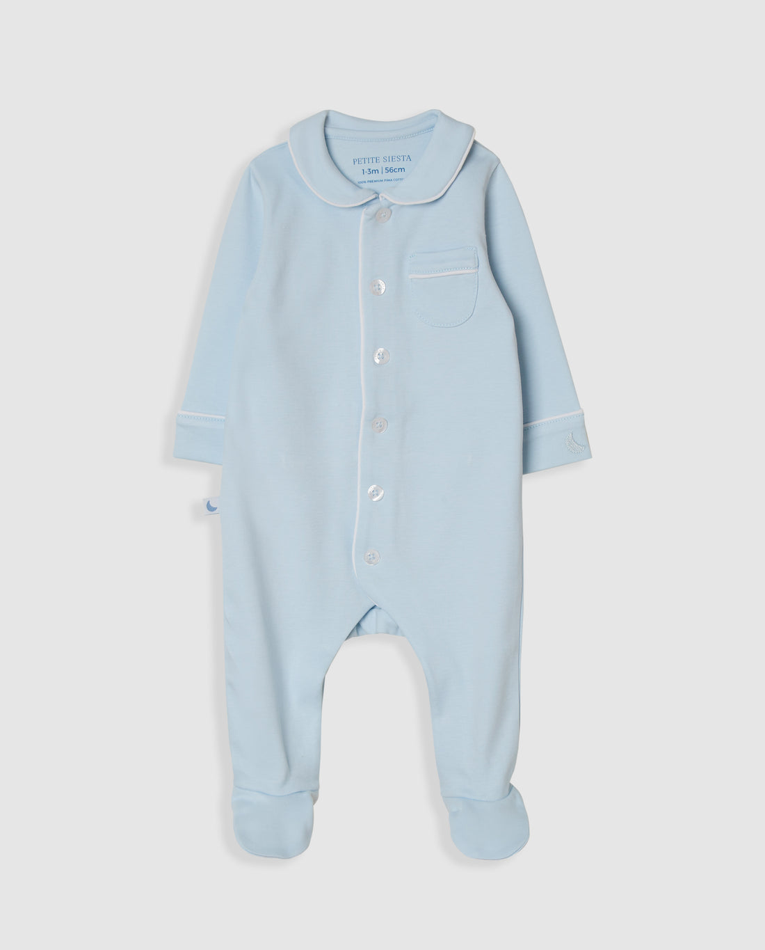 Pijama Bebé Camisero Azul