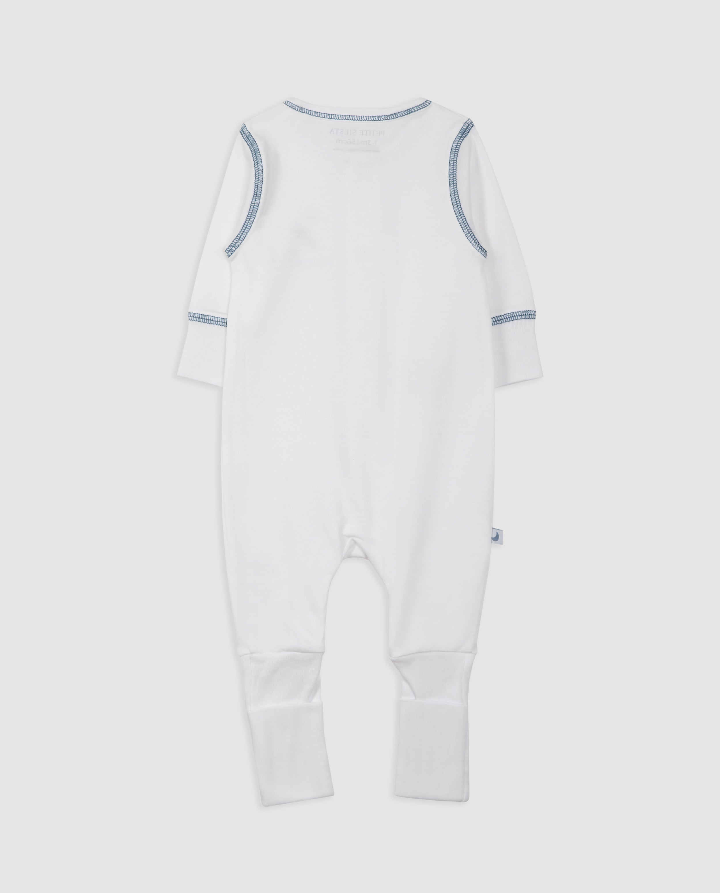 Embroidered Footless Baby Pyjama Orion