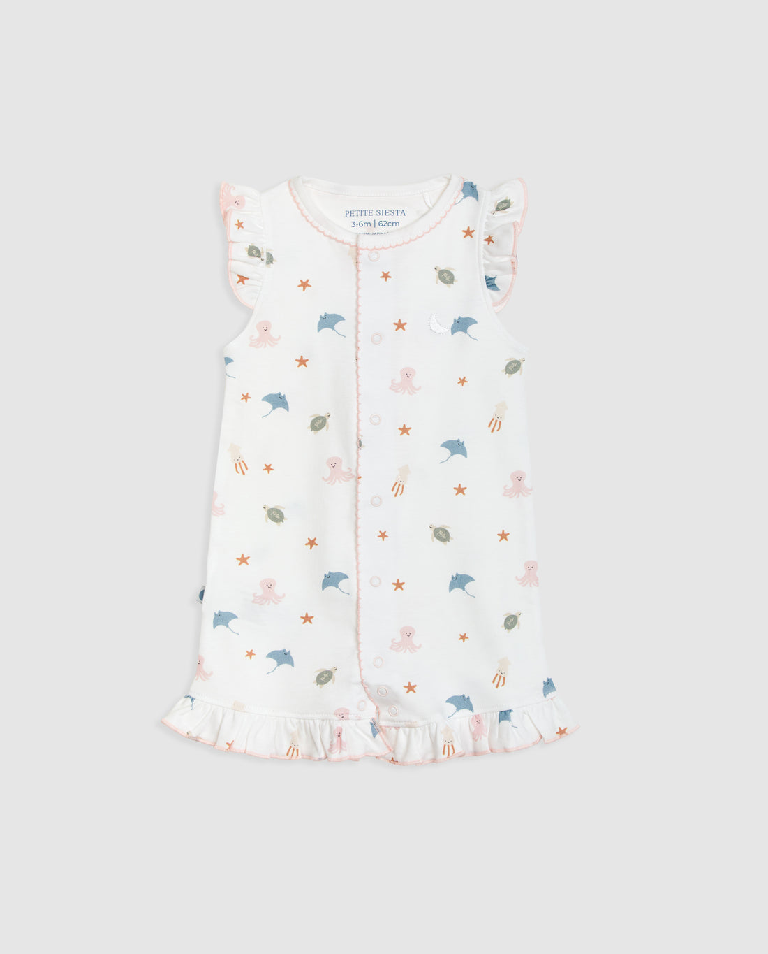 Pyjama court à volants pour bébé