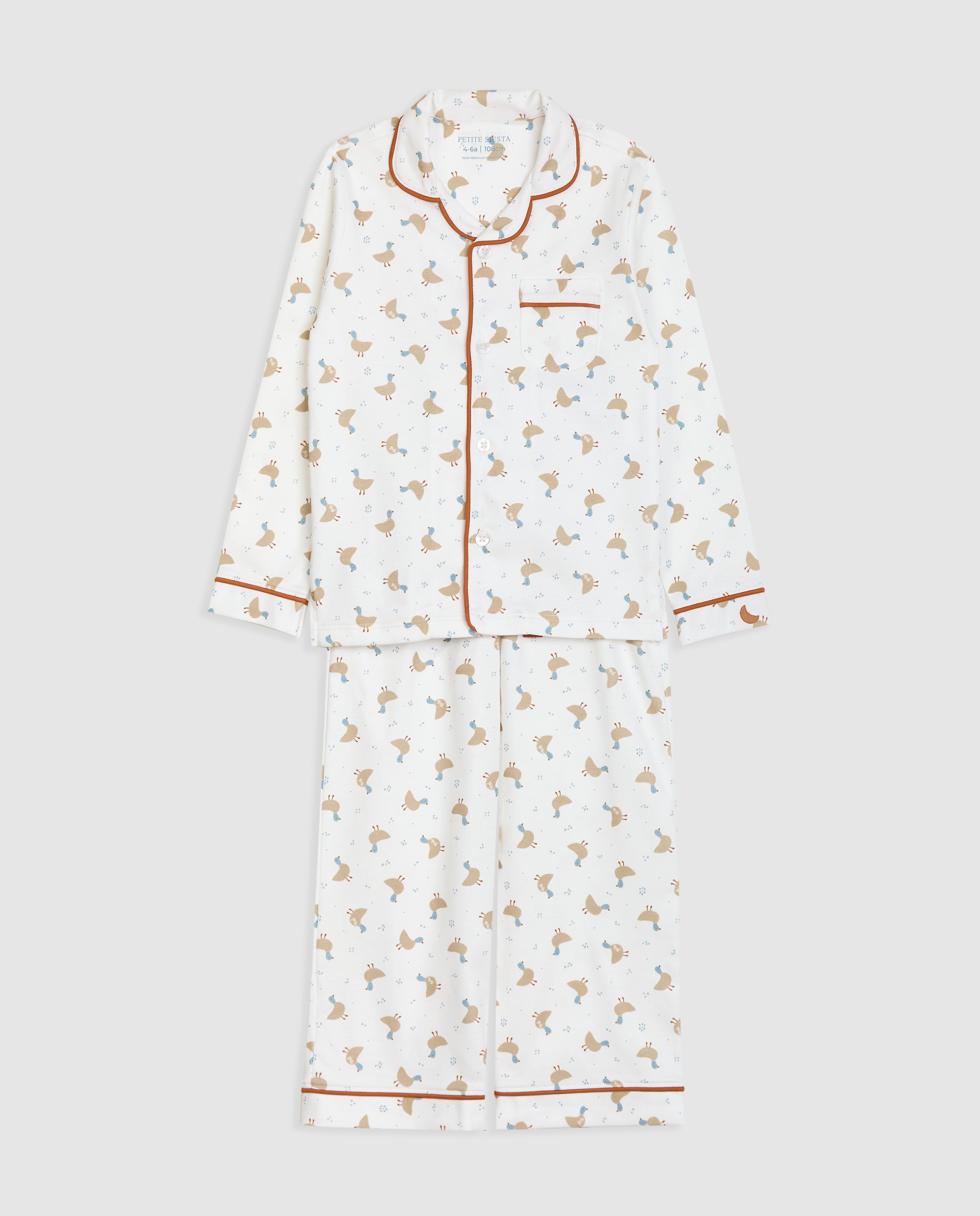 Kids Duck Shirt Pajamas