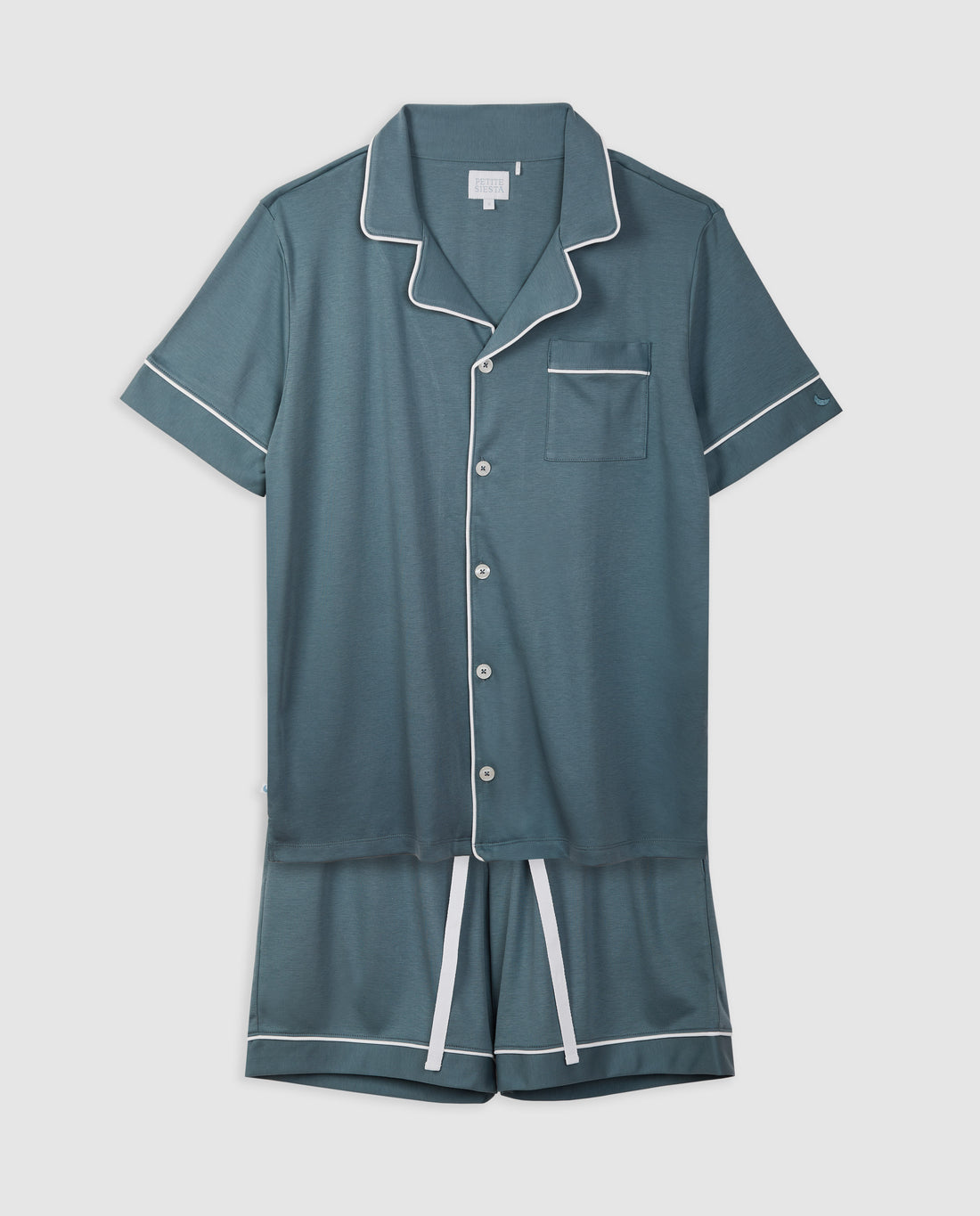 Pijama Hombre Camisero Deep Blue Corto