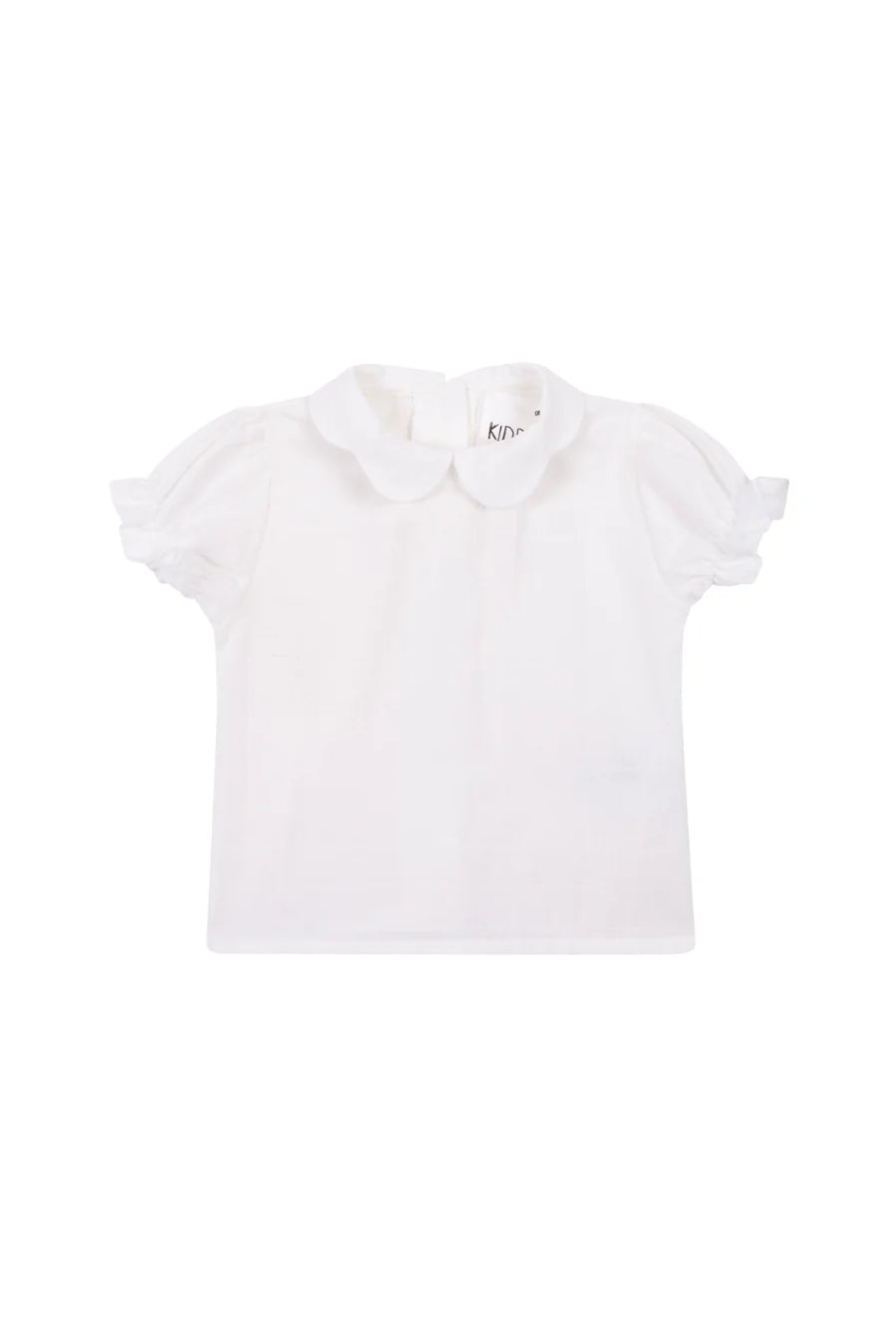 Blusa Bebé Blanca Costuras