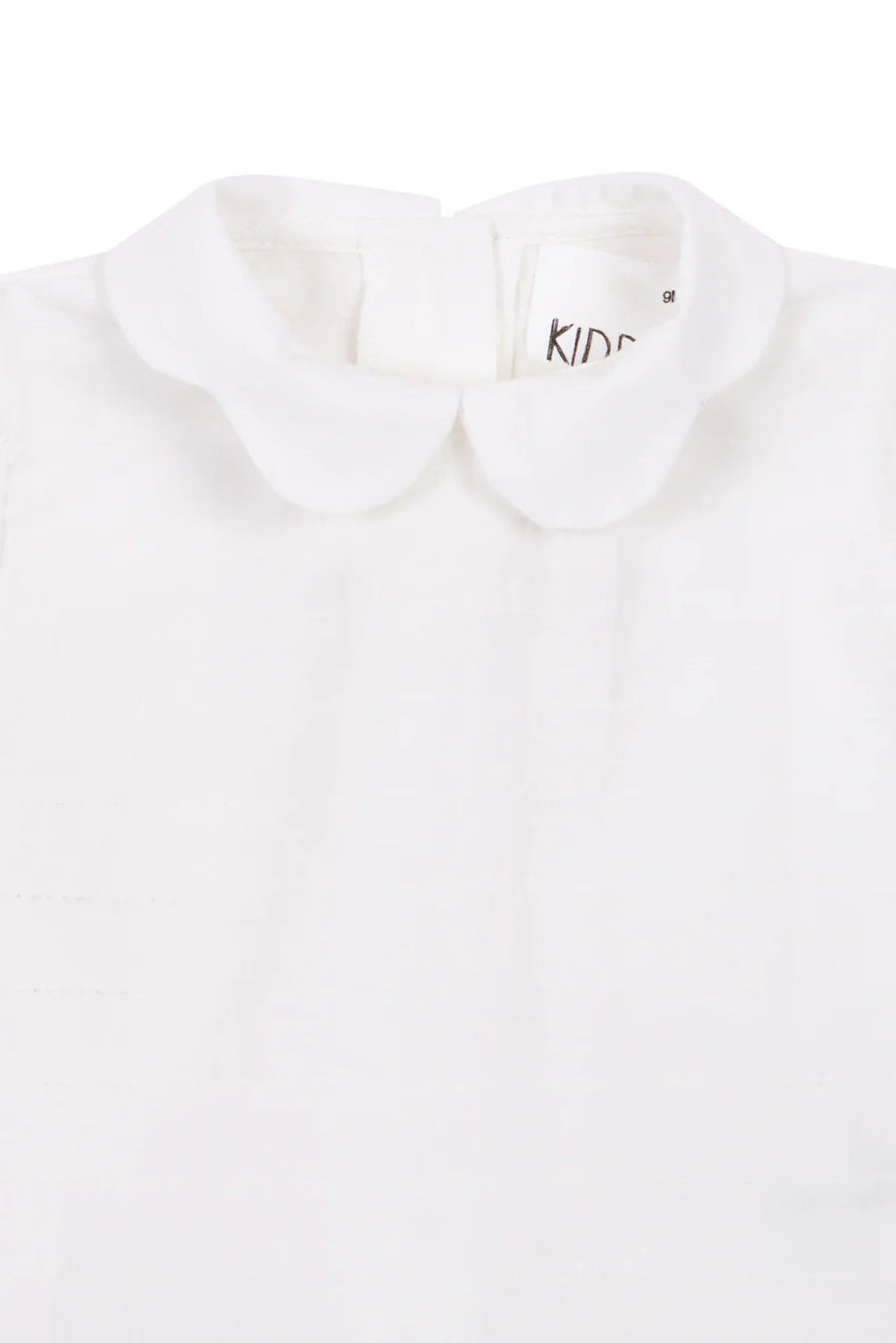 Blusa Bebé Blanca Costuras